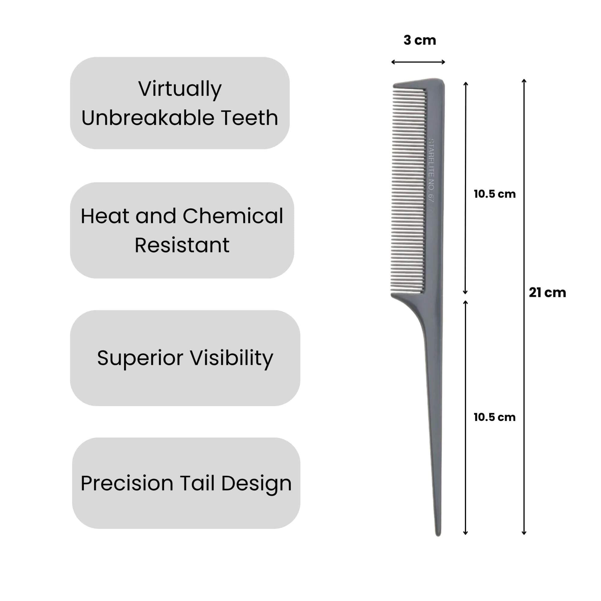DENMAN - STARFLITE COMBS - Tail - 203mm - SF67 - Image 2