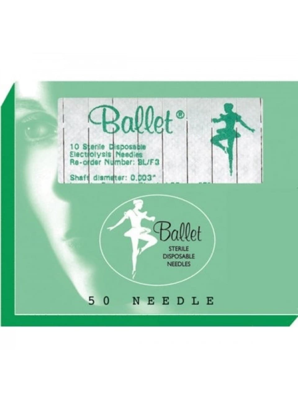 BALLET - NEEDLES - Stainless Steel F 004 - 50 Pack