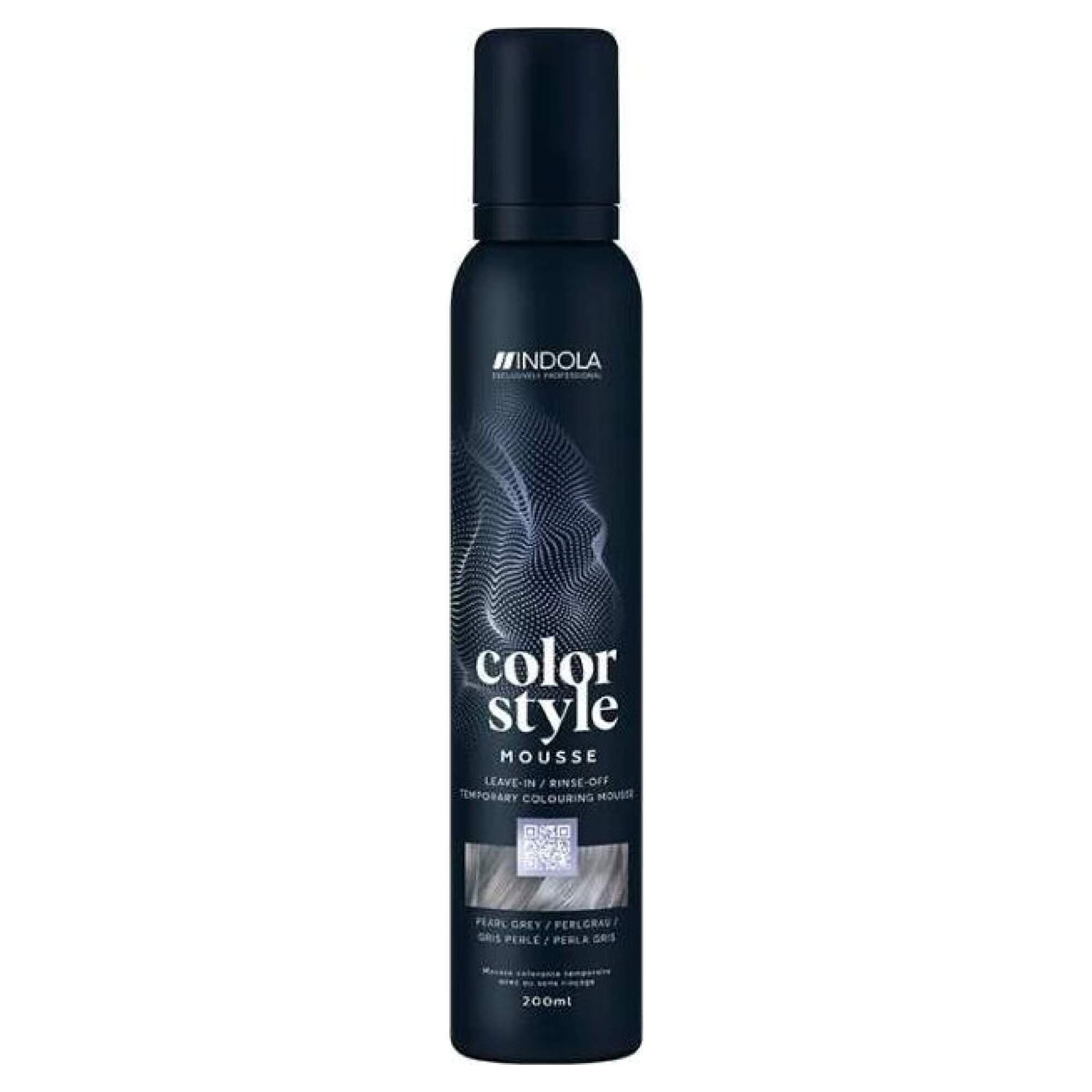 INDOLA - COLOR STYLE MOUSSE - Pearl Grey - 200ml