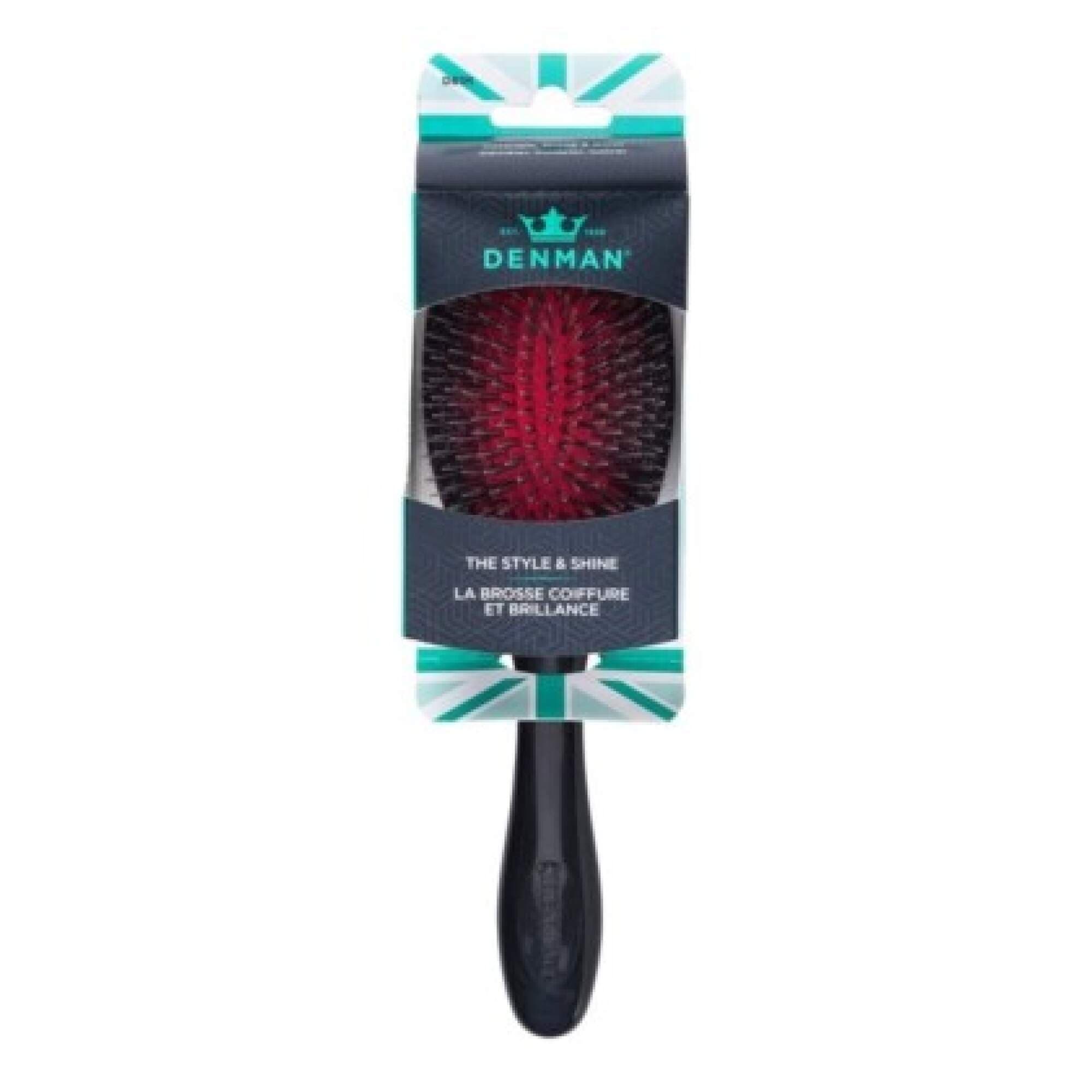 DENMAN - GROOMING - D81M Medium Cushion/Natural Bristle - Image 2