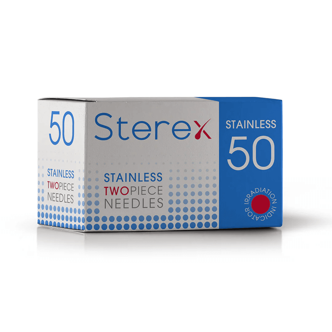 STEREX - NEEDLES - Stainless Steel TwoPiece F4S Short
