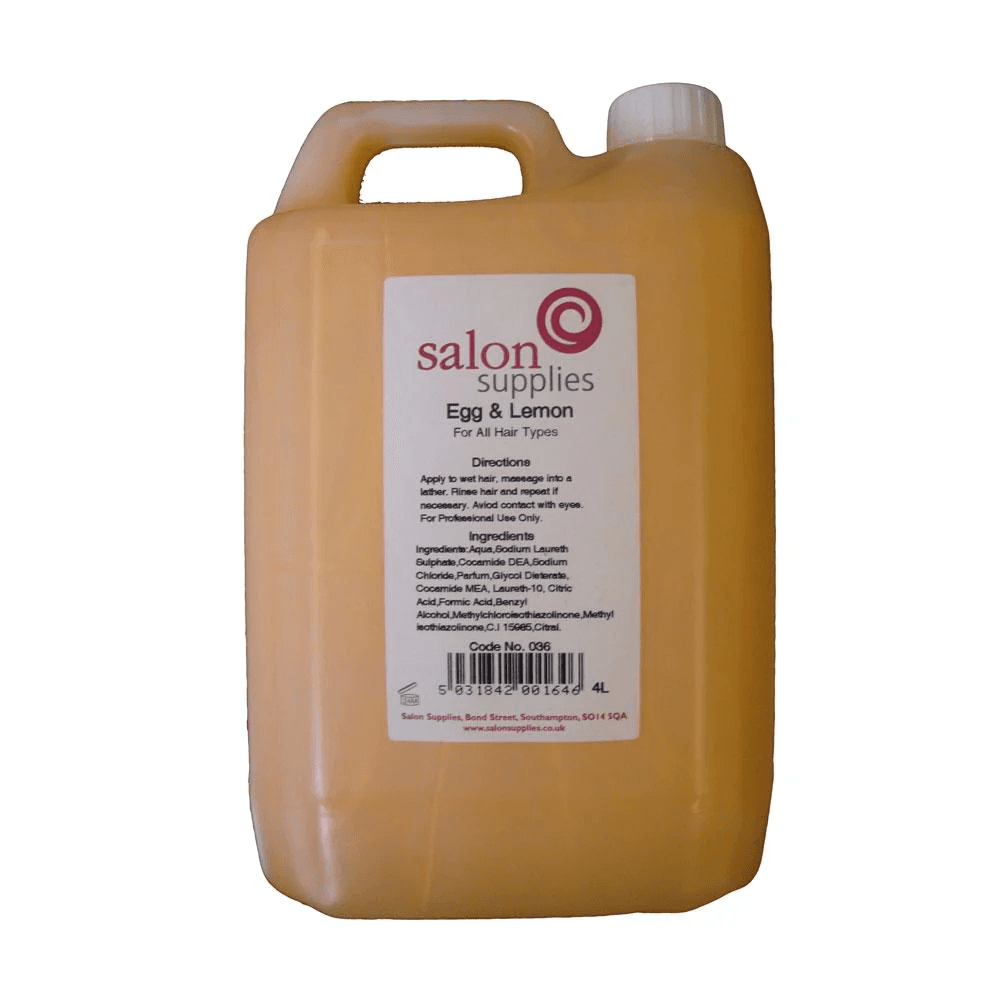 Salon Range Shampoo - Egg & Almond 4Ltr