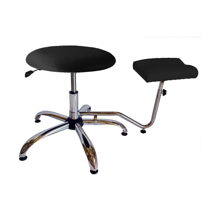 SKINMATE - FURNITURE - Gas Lift Pedicure Stool -  Black