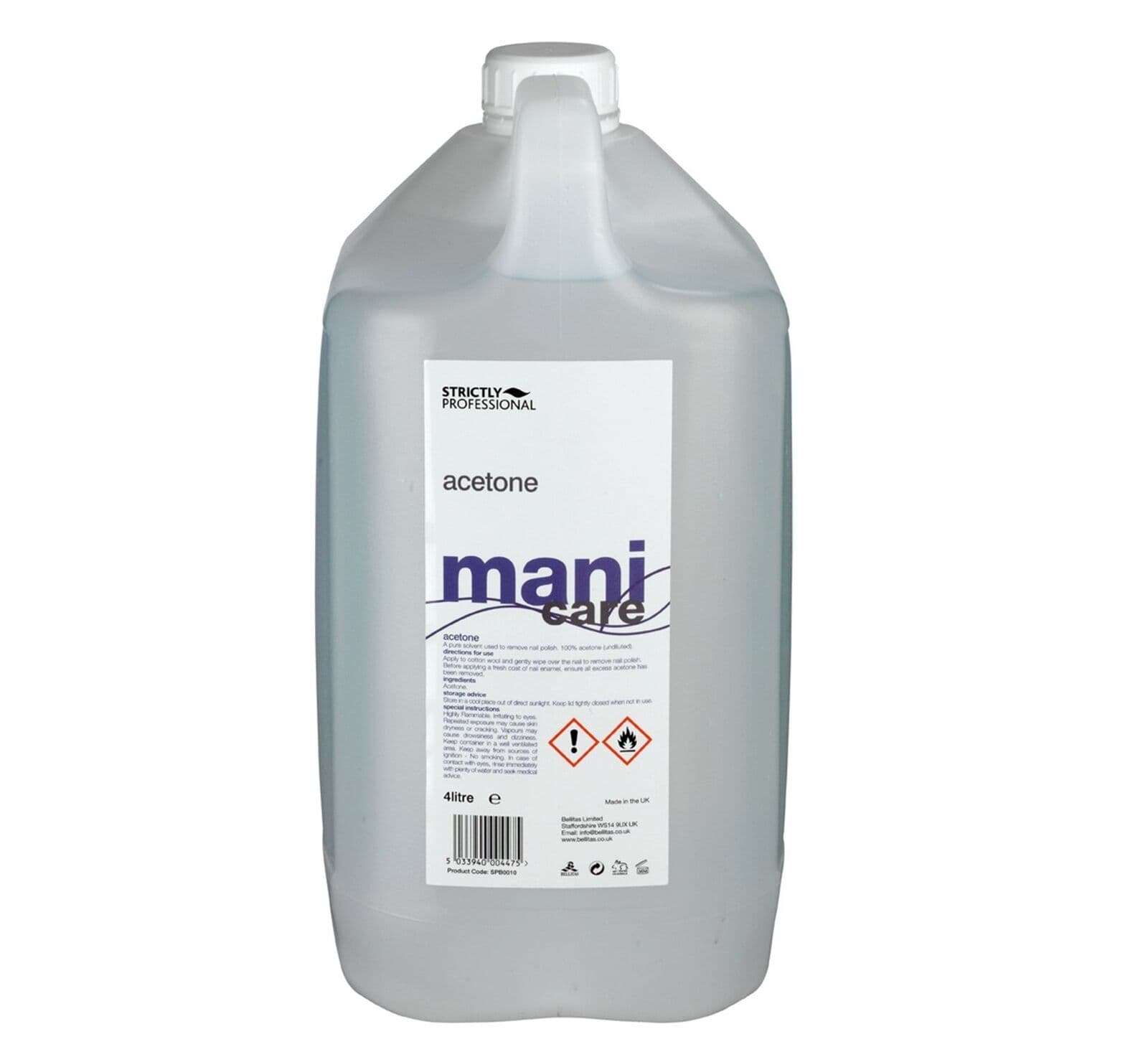 SP - ESSENTIALS - Acetone - 4Ltr