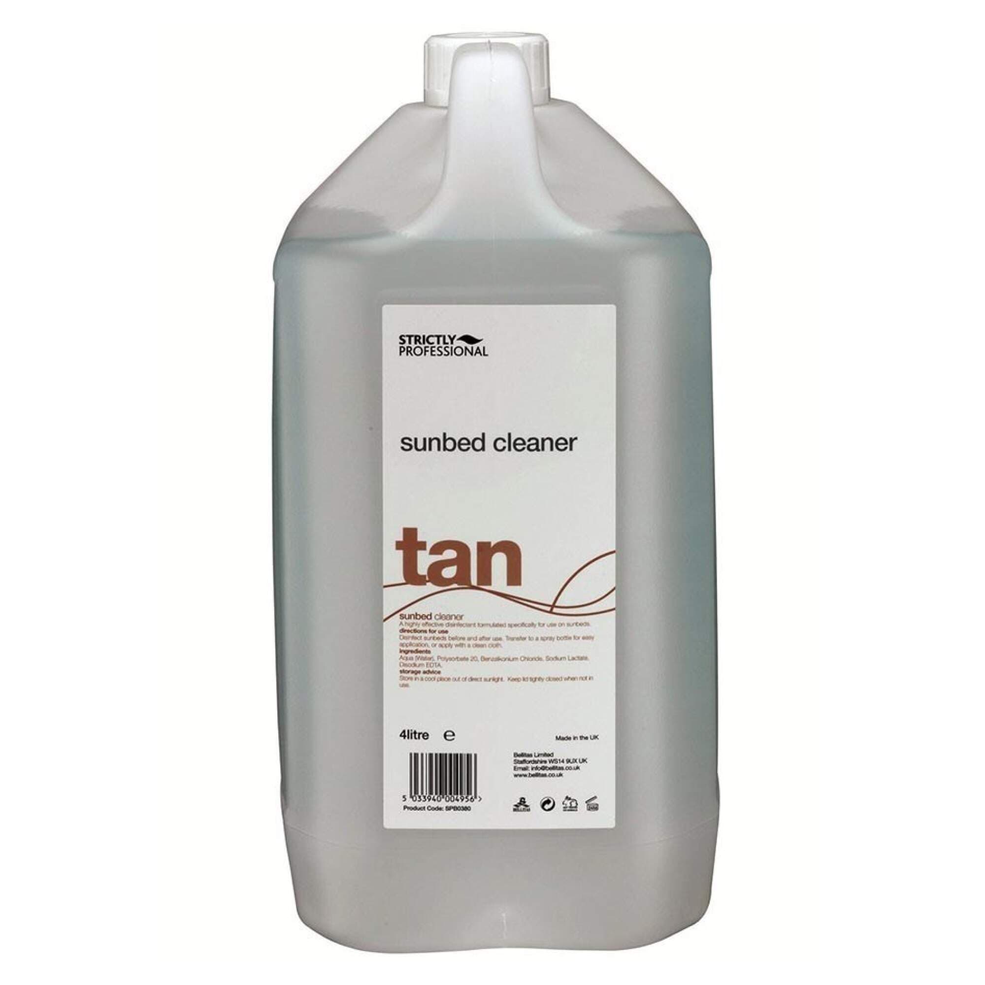 SP - TANNING - Sunbed Cleaner - 4Ltr