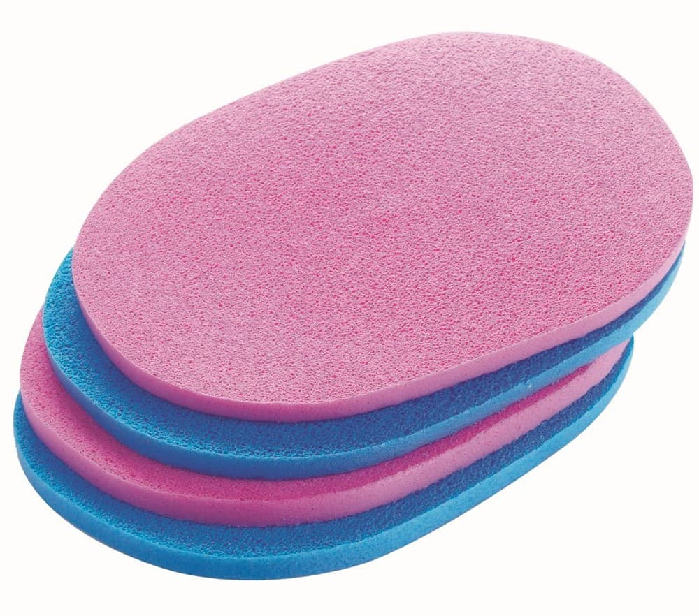 SP - FACIAL IMPLEMENTS - Mousseline Lamellae Sponges - Pk Of 4