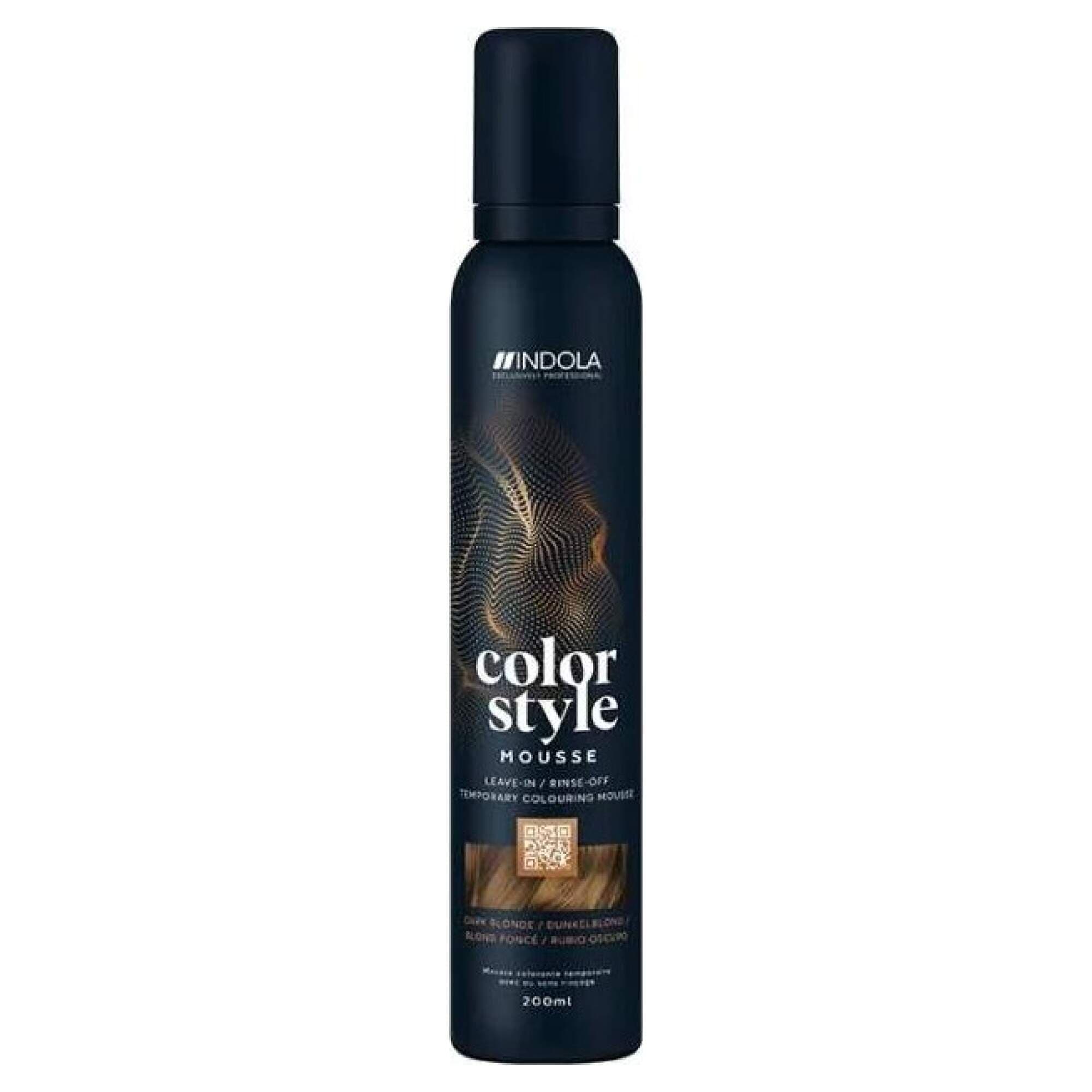 INDOLA - COLOR STYLE MOUSSE - Dark Blonde - 200ml