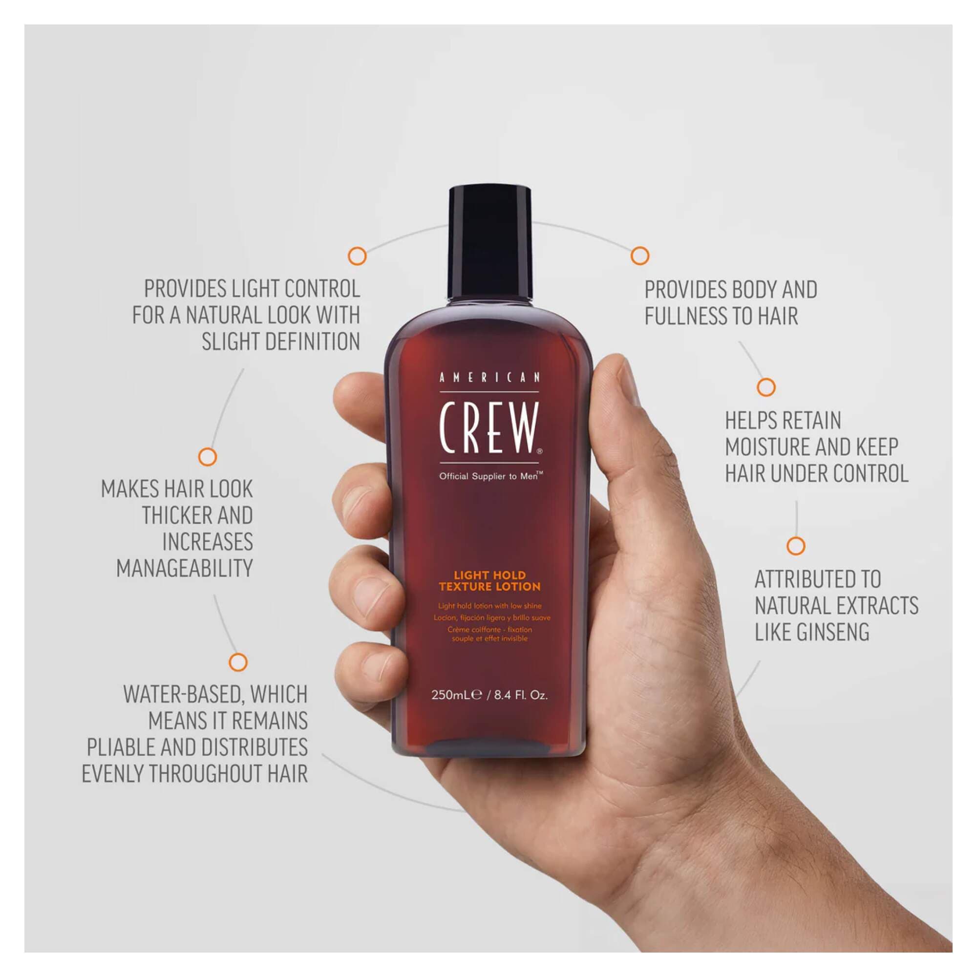 American Crew - Styling - Light Hold Texture Lotion - Image 2