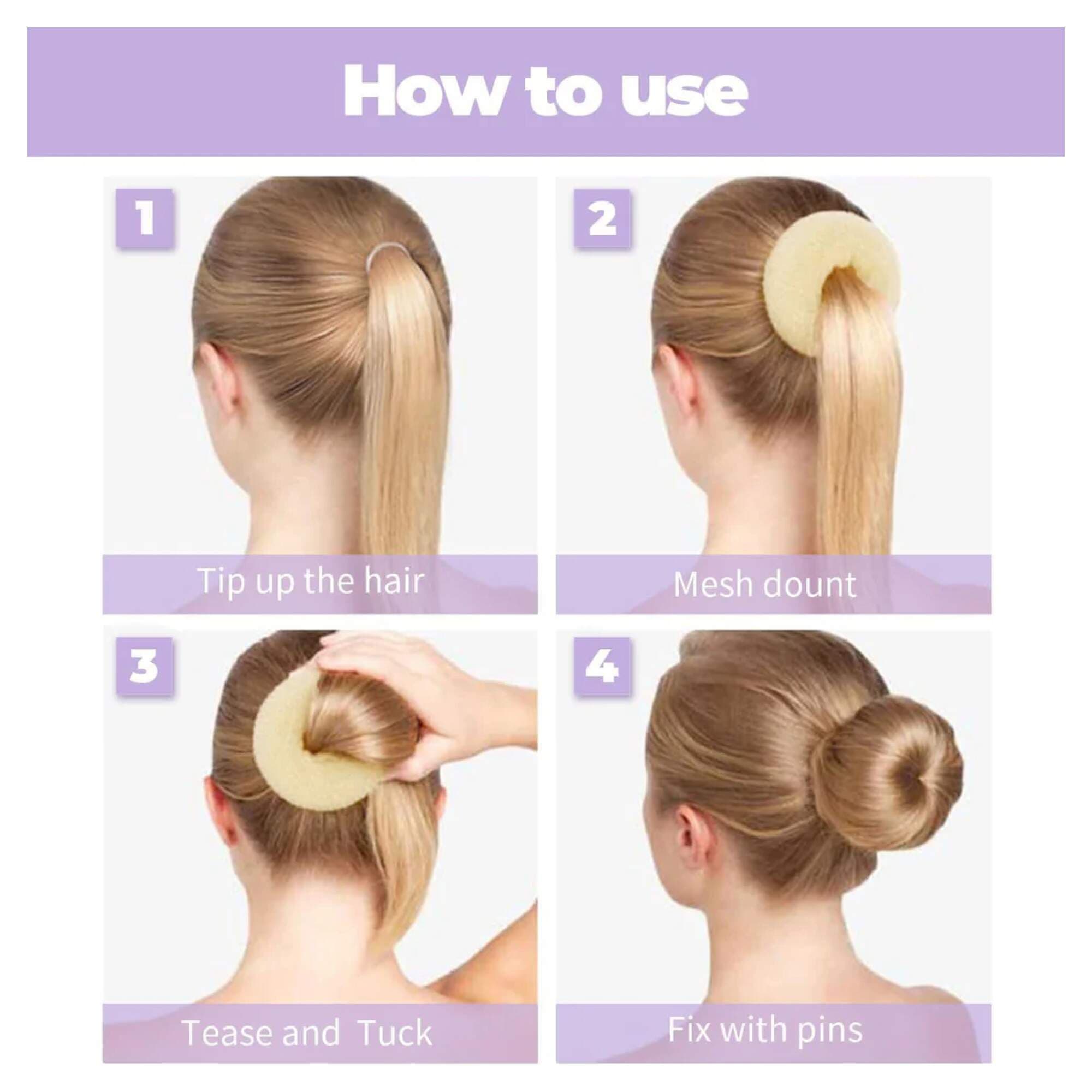 Hair Tools Bun Ring Standard Medium - Image 2