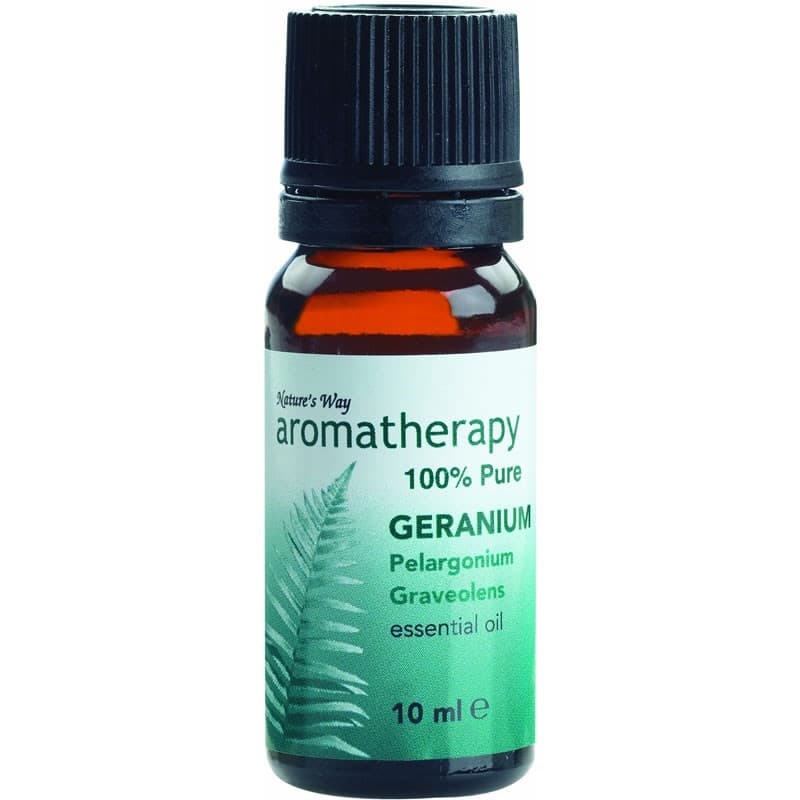 NATURES WAY - ESSENTIAL OILS - Geranium - 10ml Aromatherapy Oil