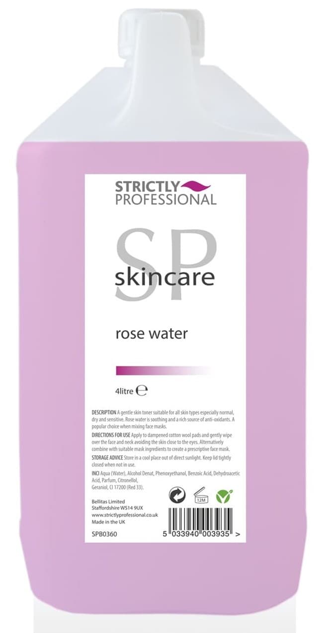 SP - FACIAL MASKING - Rose Water - 4Ltr