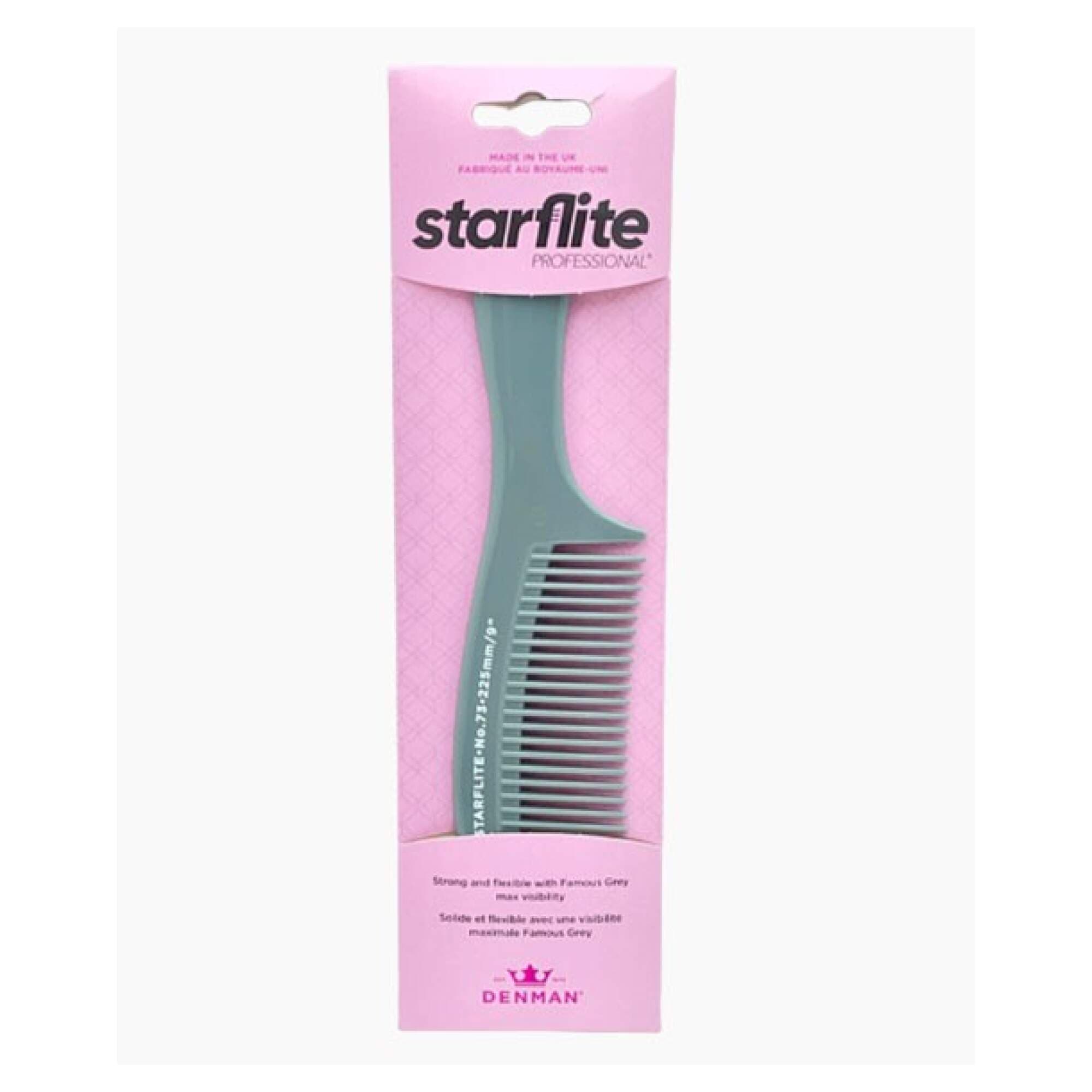 DENMAN - STARFLITE COMBS - Handle Rake - 230mm - SF73 - Image 2
