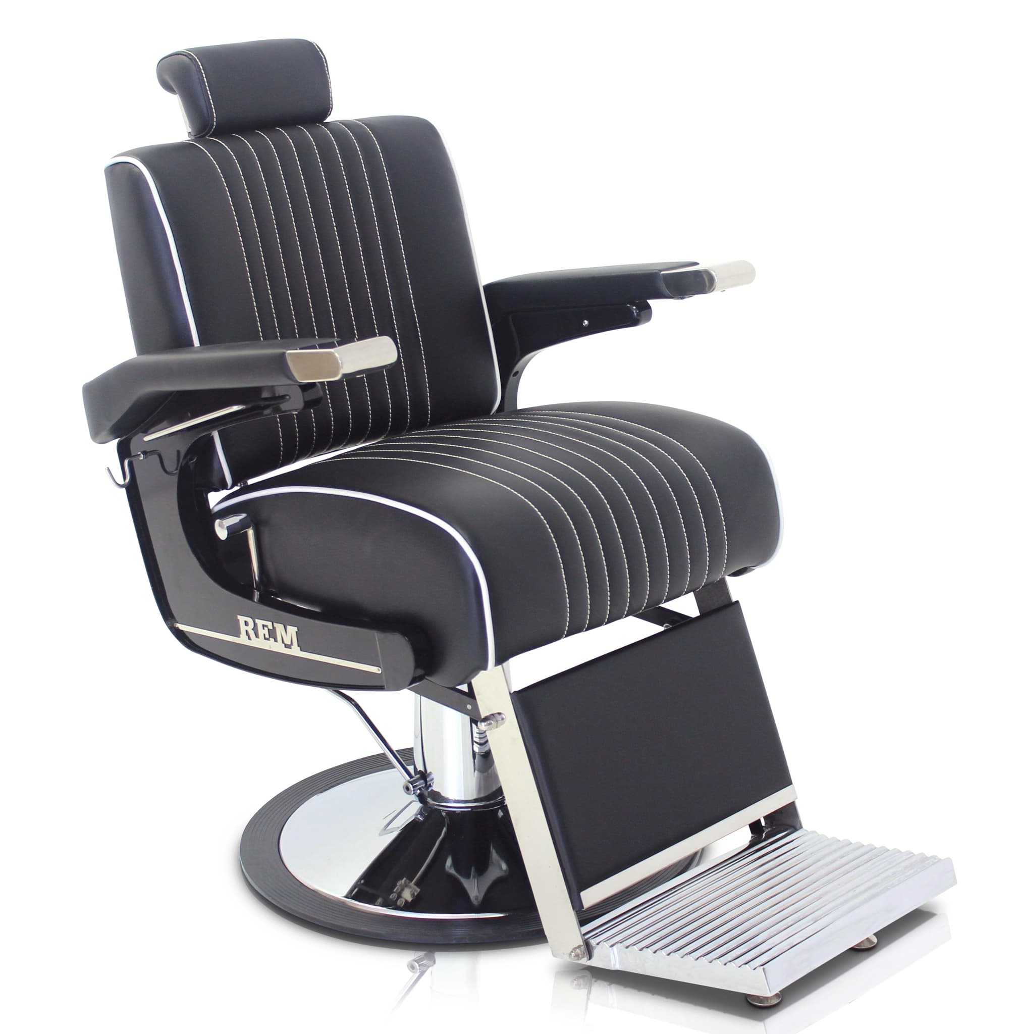 Next Day Despatch (£10 surcharge) Salon - Voyager Classic Barber Chair Black