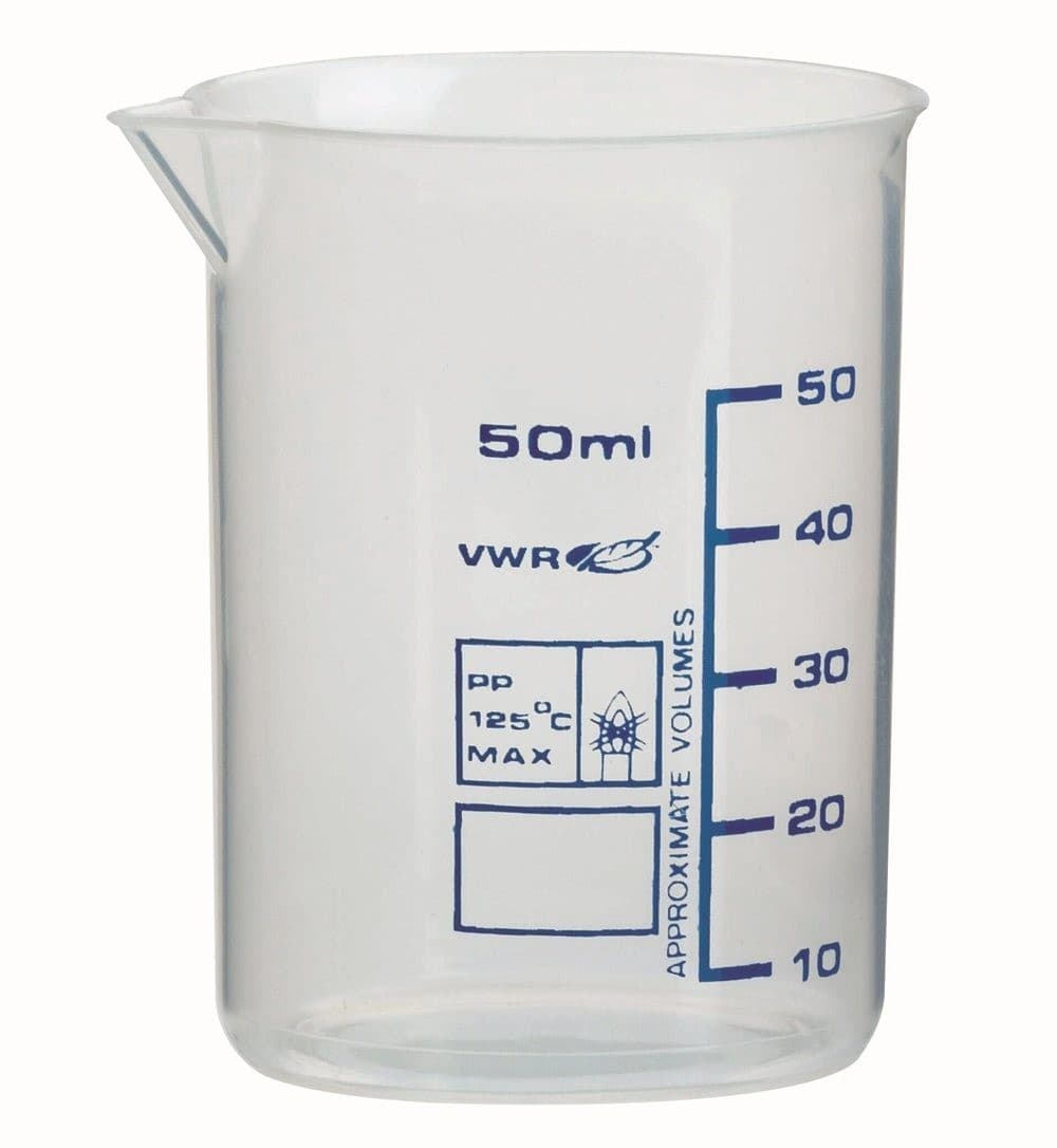 NATURES WAY - BODY OILS - Aroma Blending Beaker - 50ml - Calibrated