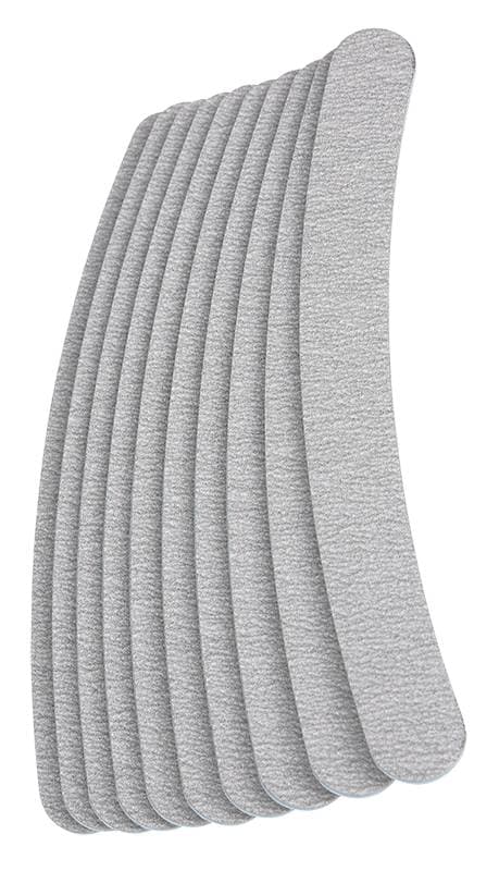 THE EDGE - CUSHIONED FILE - Zebra Curved 100/180 - Blue - 10Pk