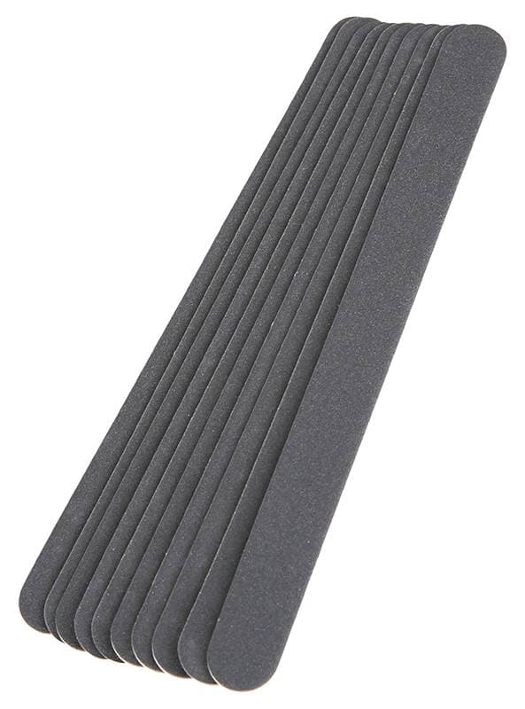 THE EDGE - EMERY BOARD - Wood Core - Black Beauty Wide 240/240 - Black - 10Pk