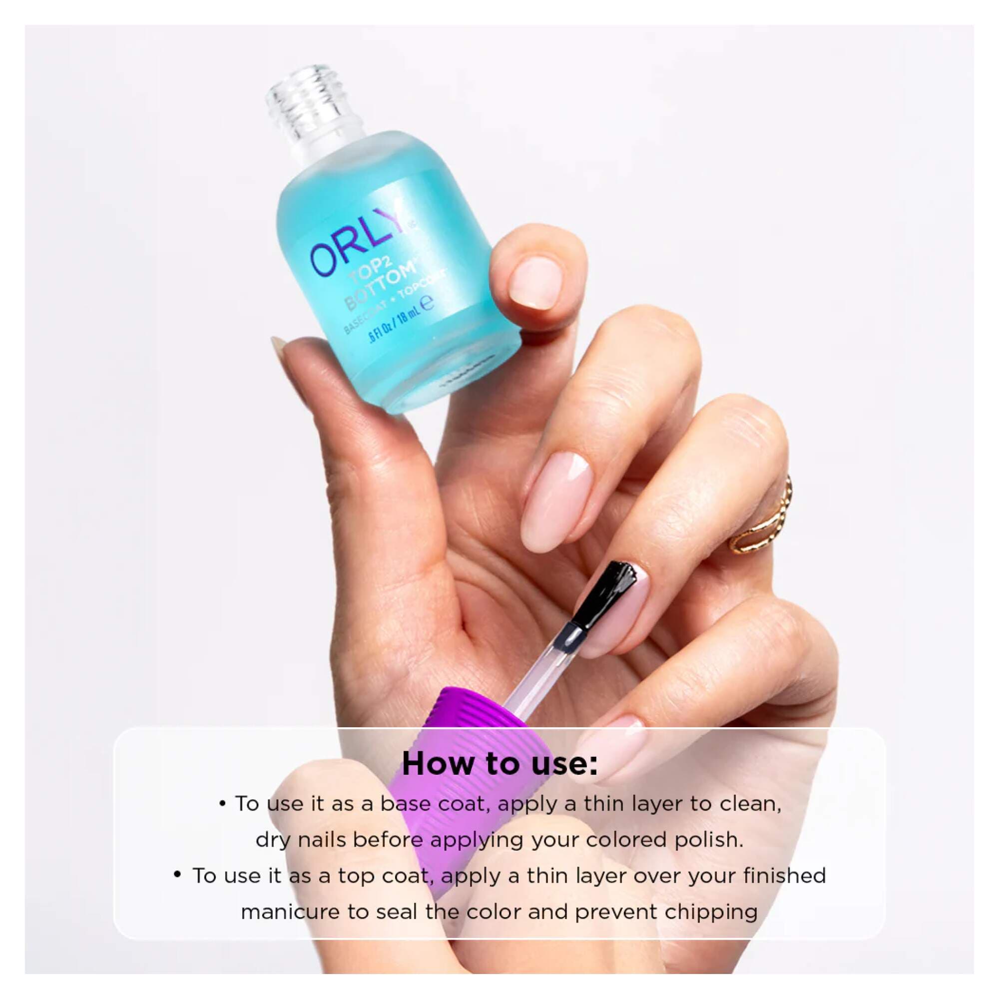ORLY - BASE COATS - Top 2 Bottom - 18ml - Image 2