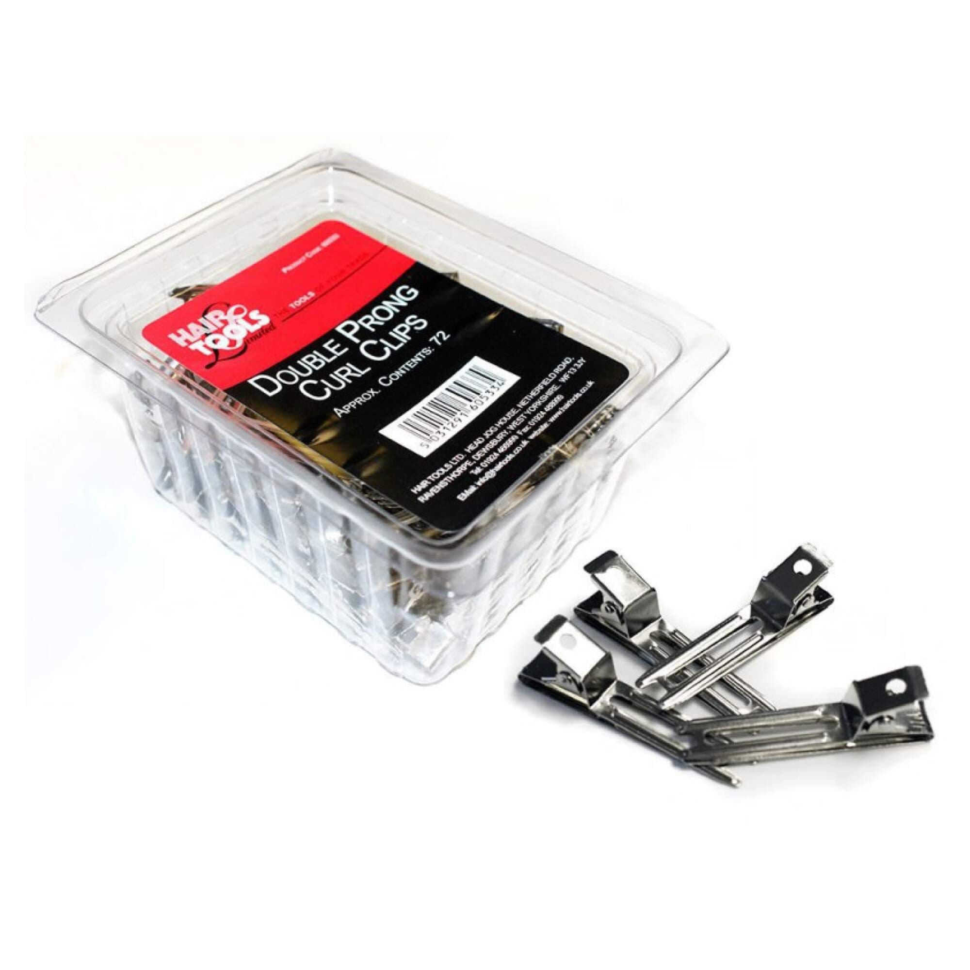 HAIR TOOLS - Double Prong Curl Clips - Image 2
