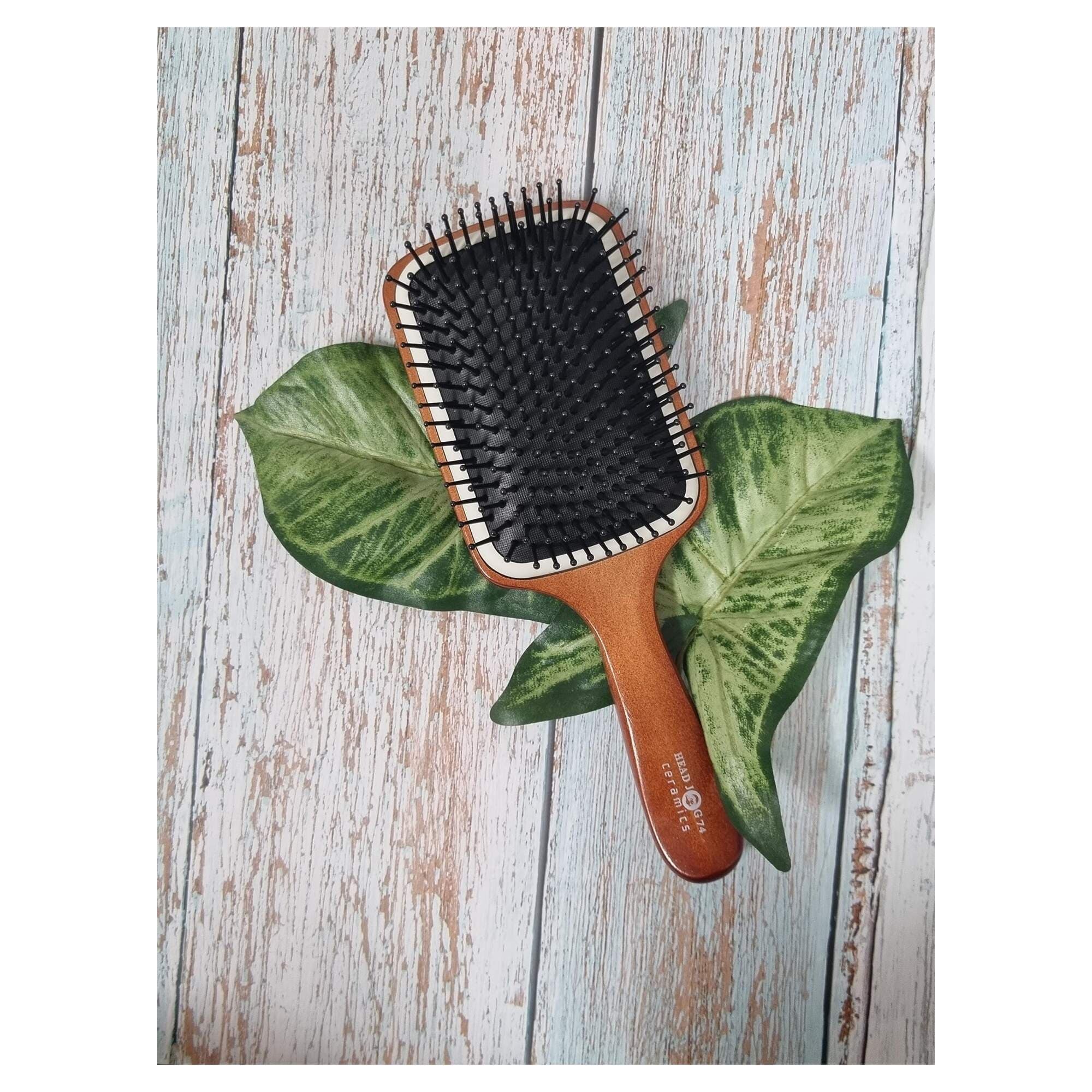 Head Jog 74 Wood Ceramic Paddle Brush - Image 2