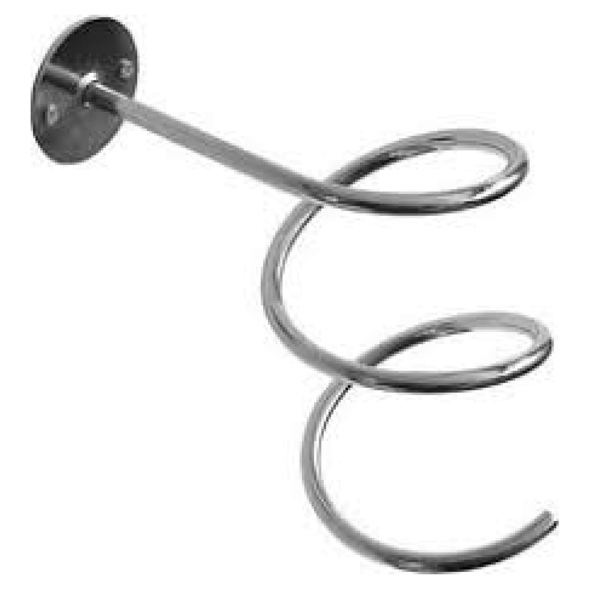 Spiral Dryer Holder Wall Mounted Chrome