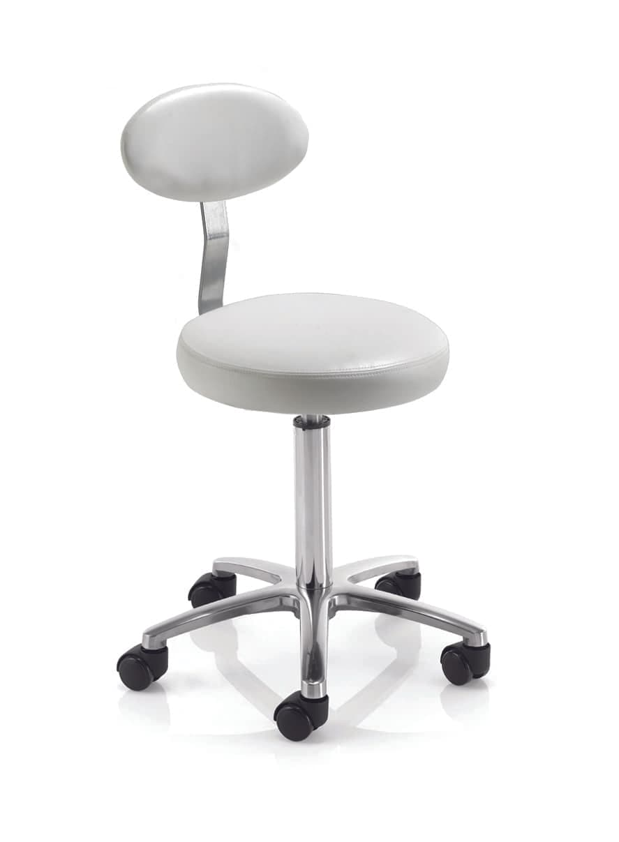 Cutting/Therapist Stool White