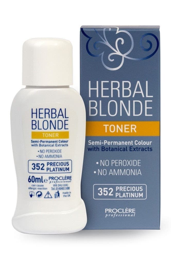 PROCLERE - HERBAL BLONDE TONER - 3.52 Precious Platinum - 65ml