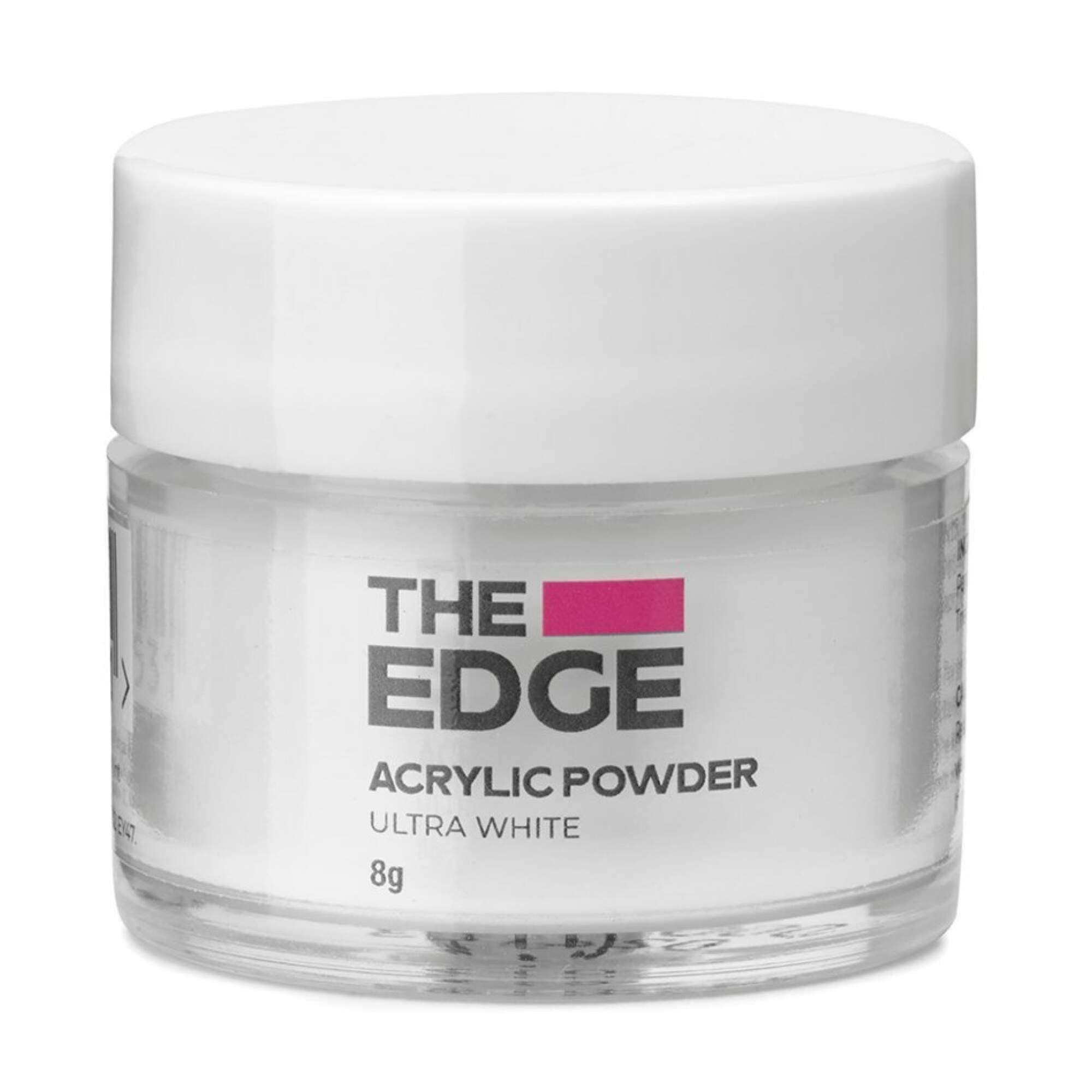 THE EDGE - ACRYLIC PODWERS - Acrylic Powder Ultra White - 8g