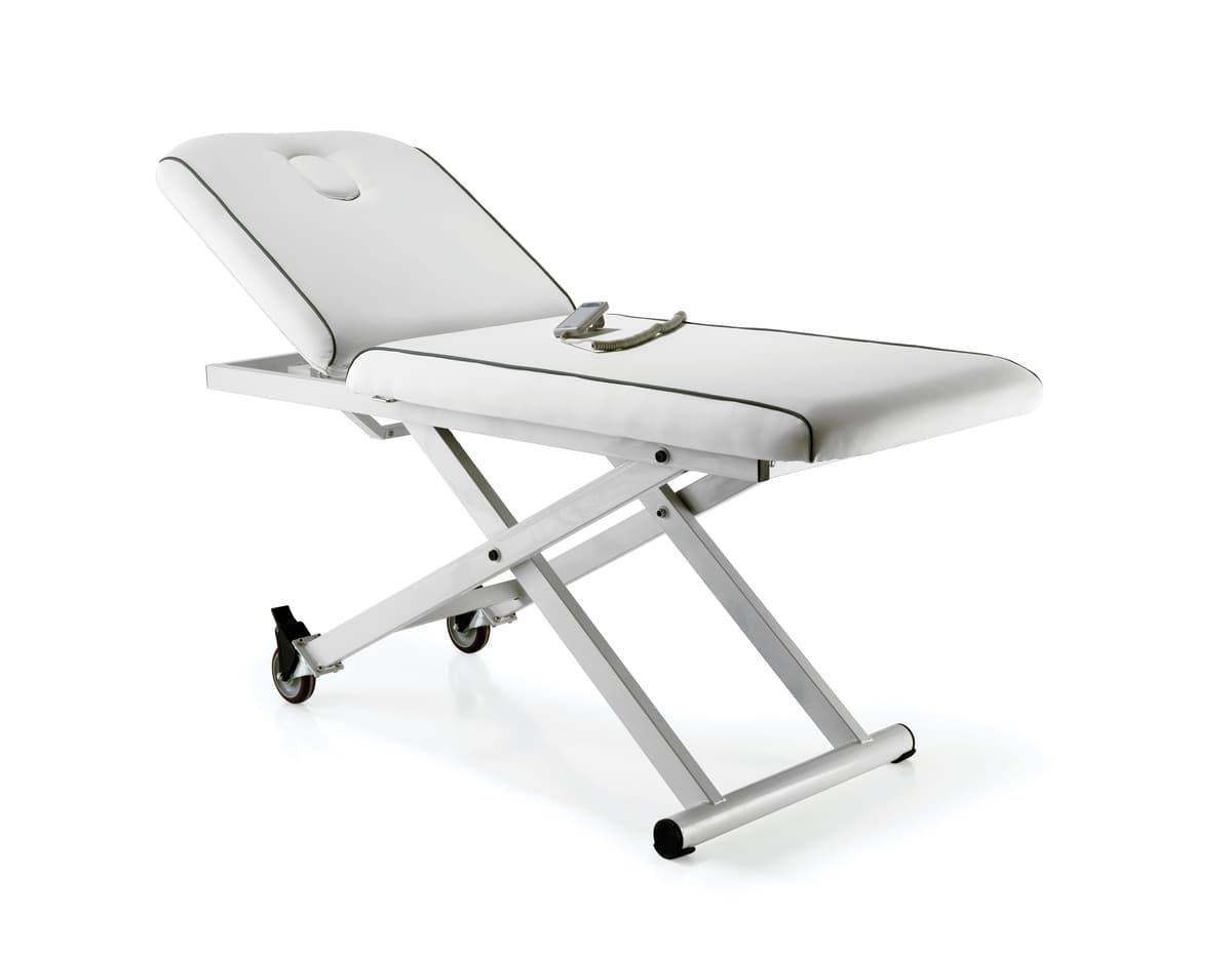 Excel Standard Couch White with Grey Piping