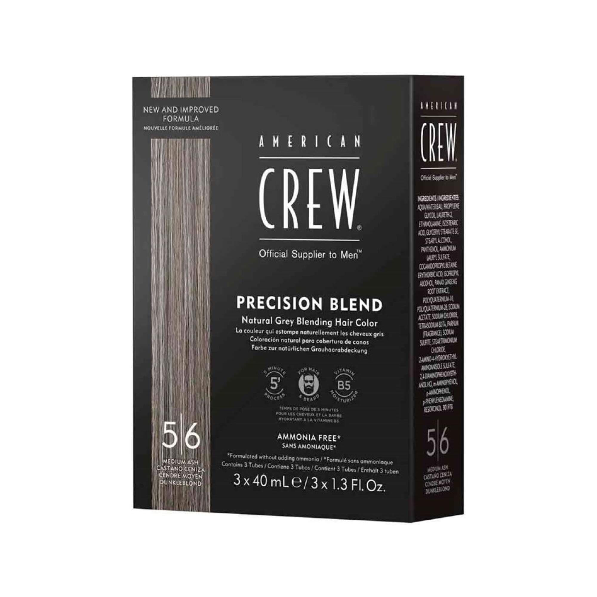 American Crew - Precision Blend - 5-6 Medium Ash