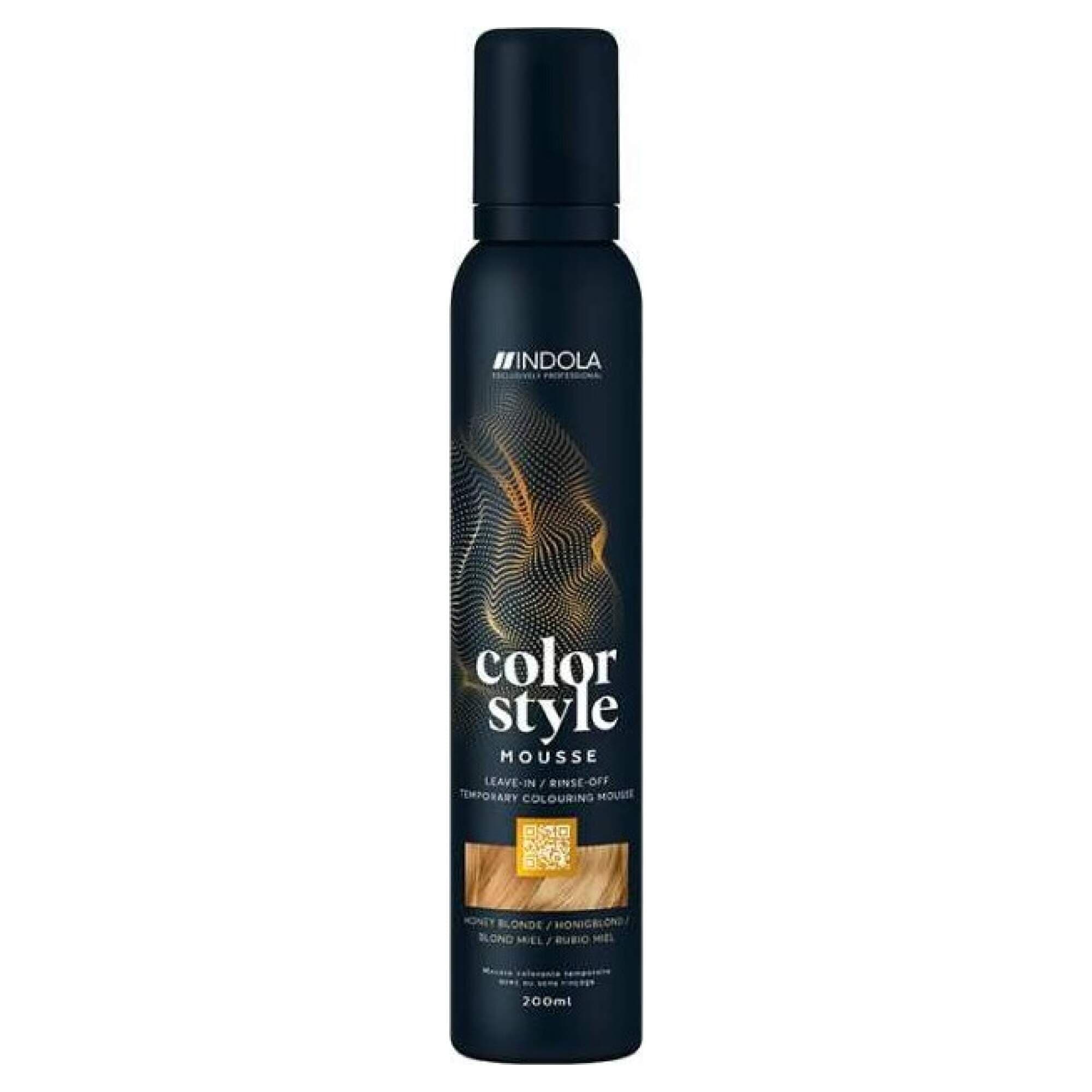 INDOLA - COLOR STYLE MOUSSE - Honey Blonde - 200ml