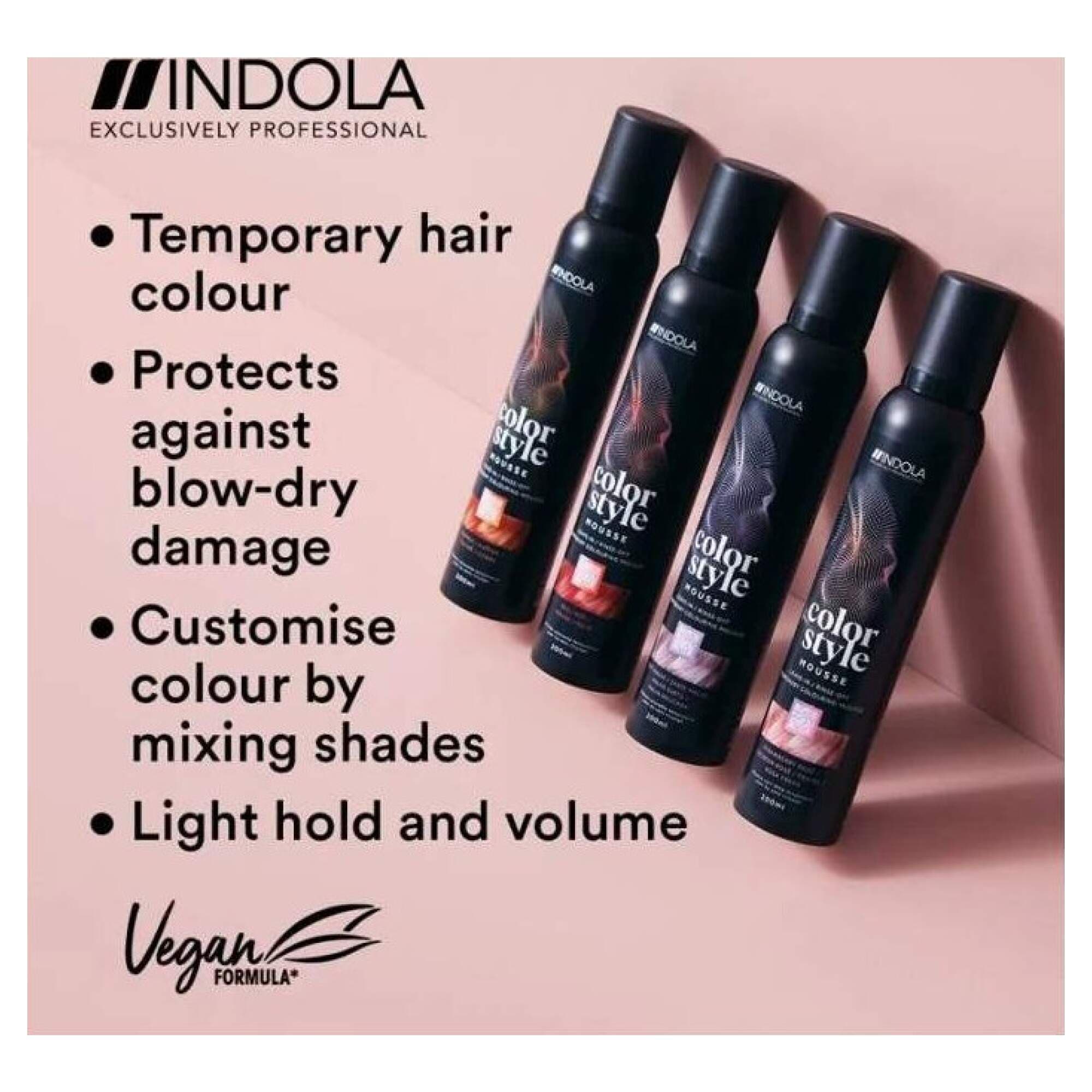INDOLA - COLOR STYLE MOUSSE - Honey Blonde - 200ml - Image 3