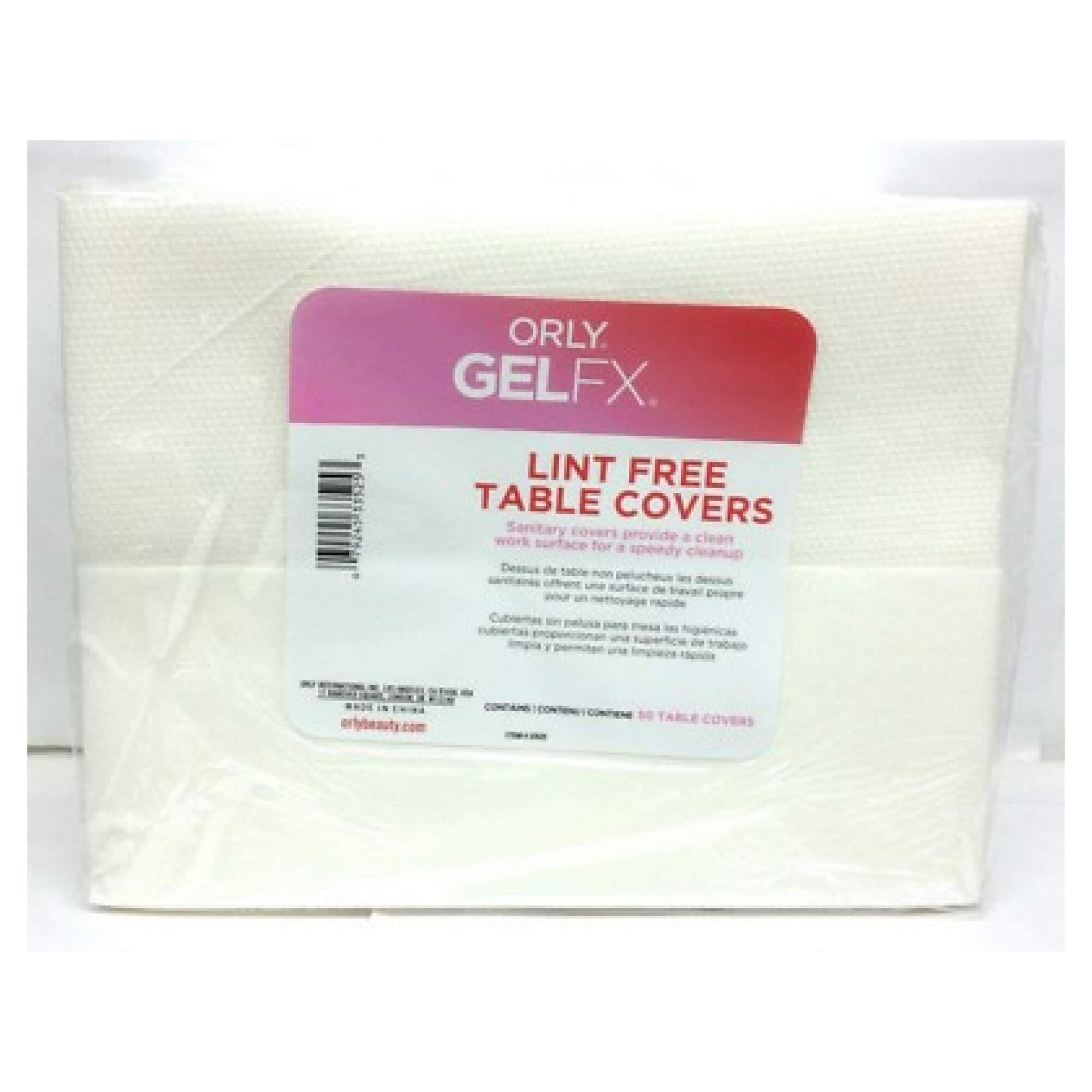 ORLY GEL FX - ACCESSORIES - Lint Free Table Covers - 50 Pack