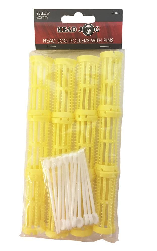 Head Jog Brush Rollers Yellow 22mm