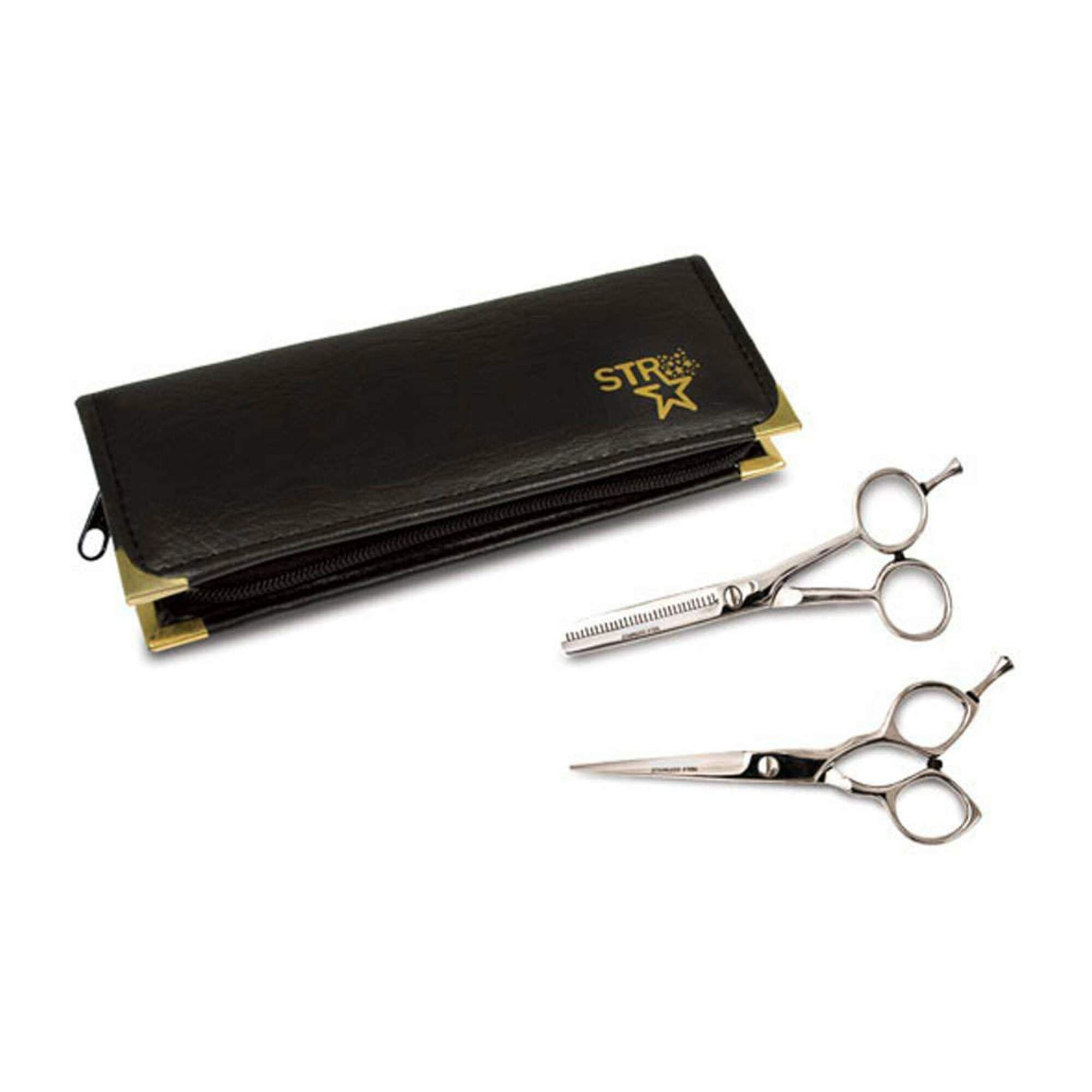 STR Serrated  Scissor Kit  "S" 5.5"(Cutter/Thinner/Wallet)