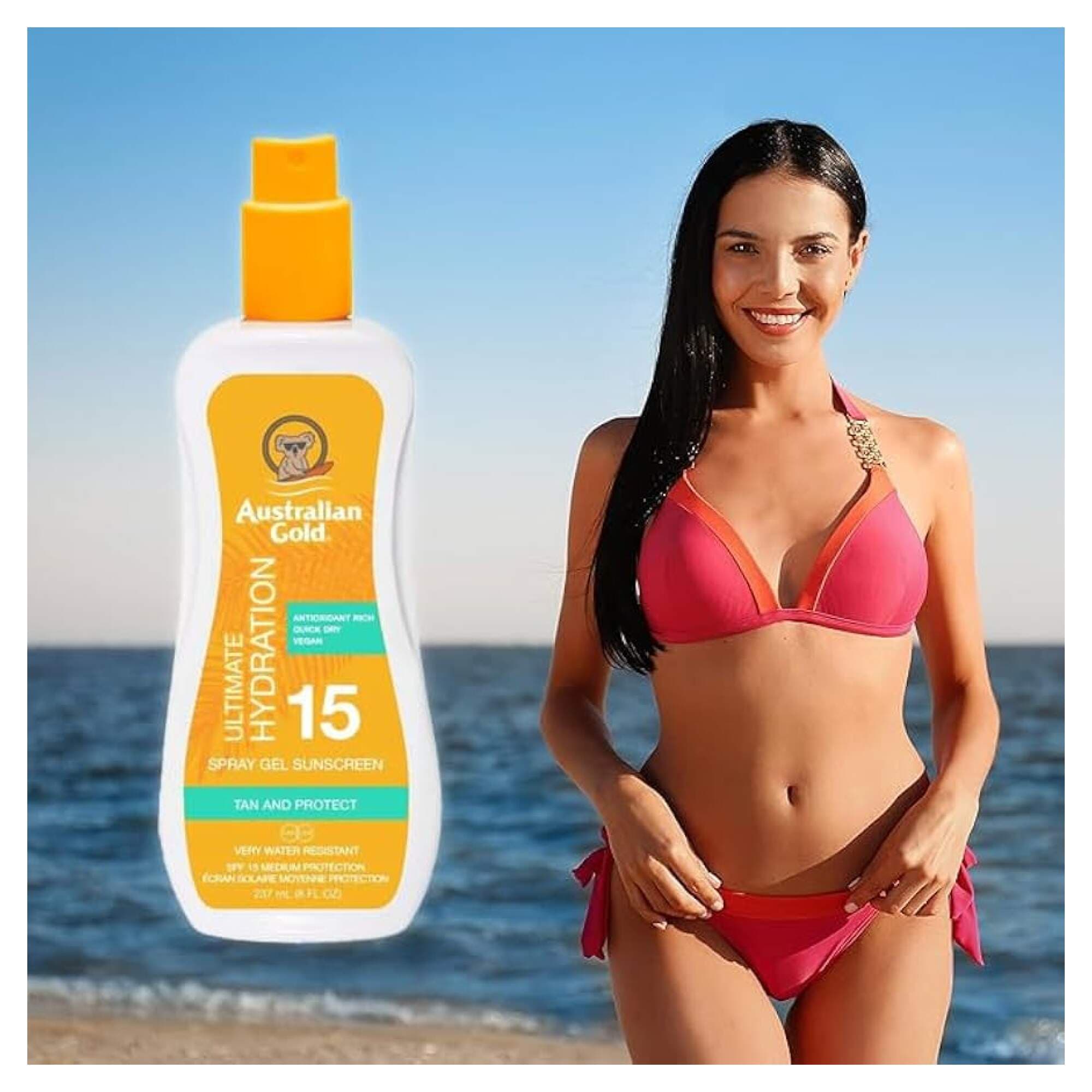 AUSTRALIAN GOLD - SUN CREAM - SPF 15 Clear Spray - 237ml - Image 2