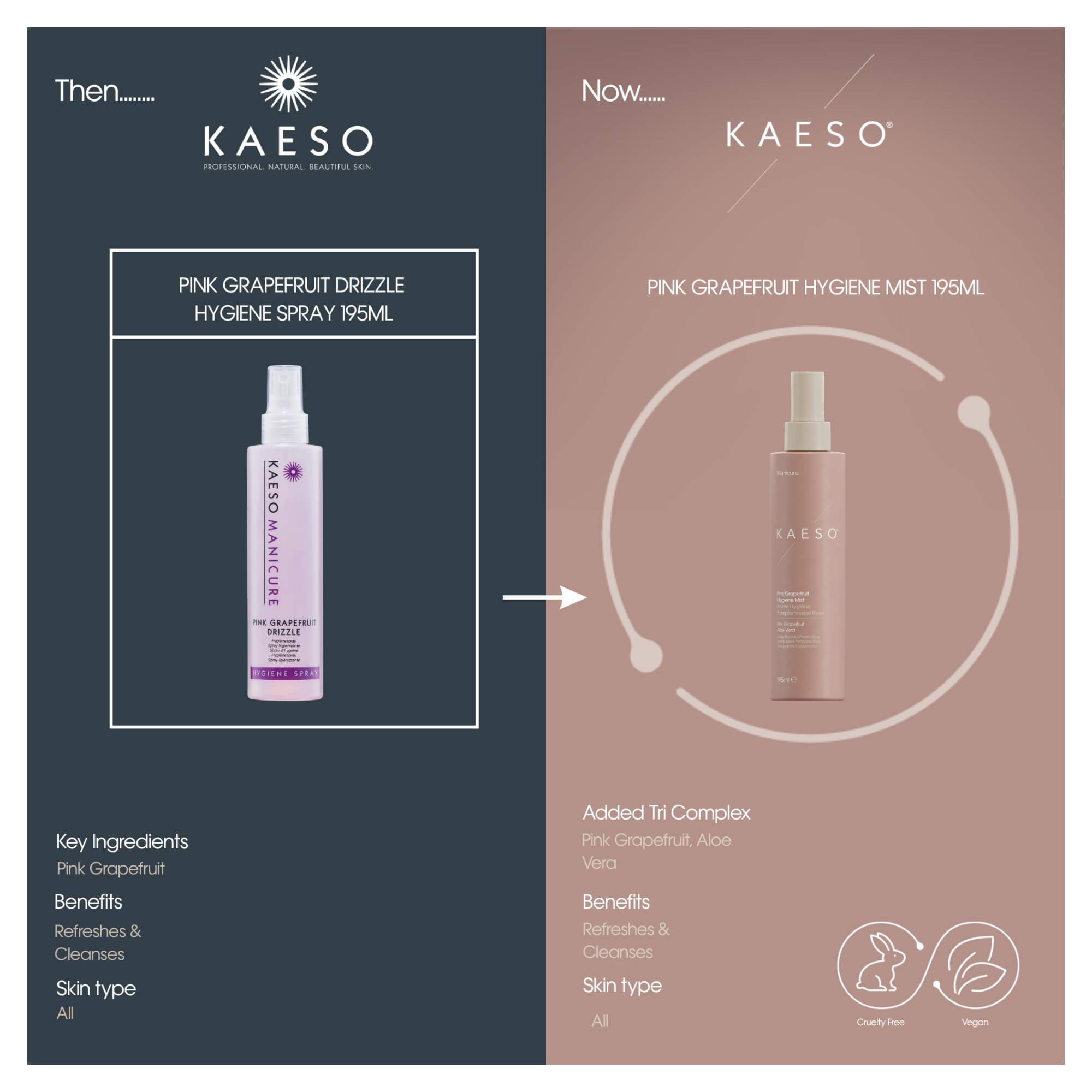 KAESO MANICURE - Pink Grapefruit Hygiene Mist
