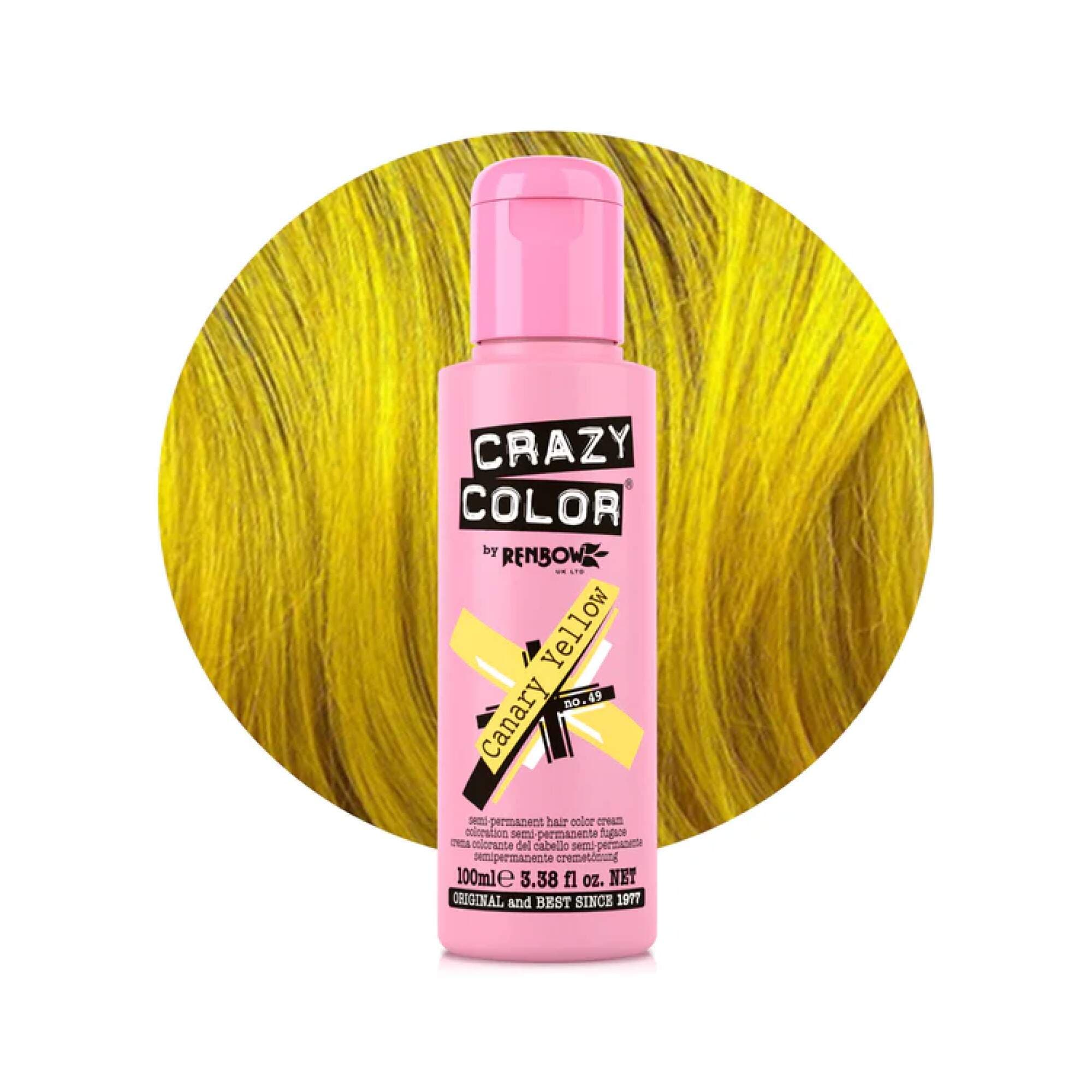 Crazy Color - Vibrant Shades - Canary Yellow (49)