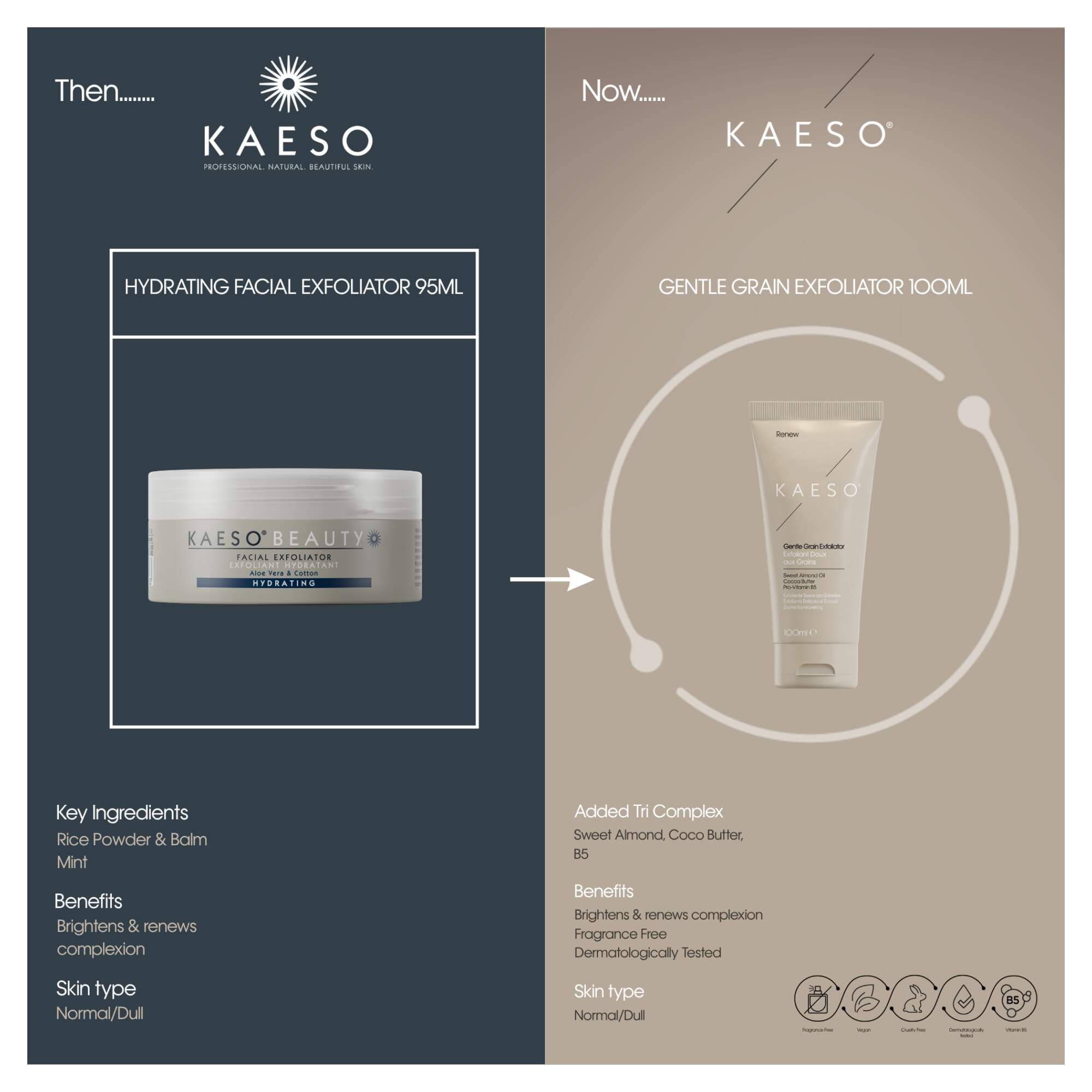 KAESO SKINCARE - Gentle Grain Exfoliator 100ml