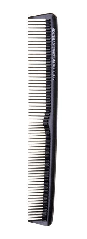 DENMAN - CARBON ANTI STATIC - DC07 Small Setting Comb 176mm - Black