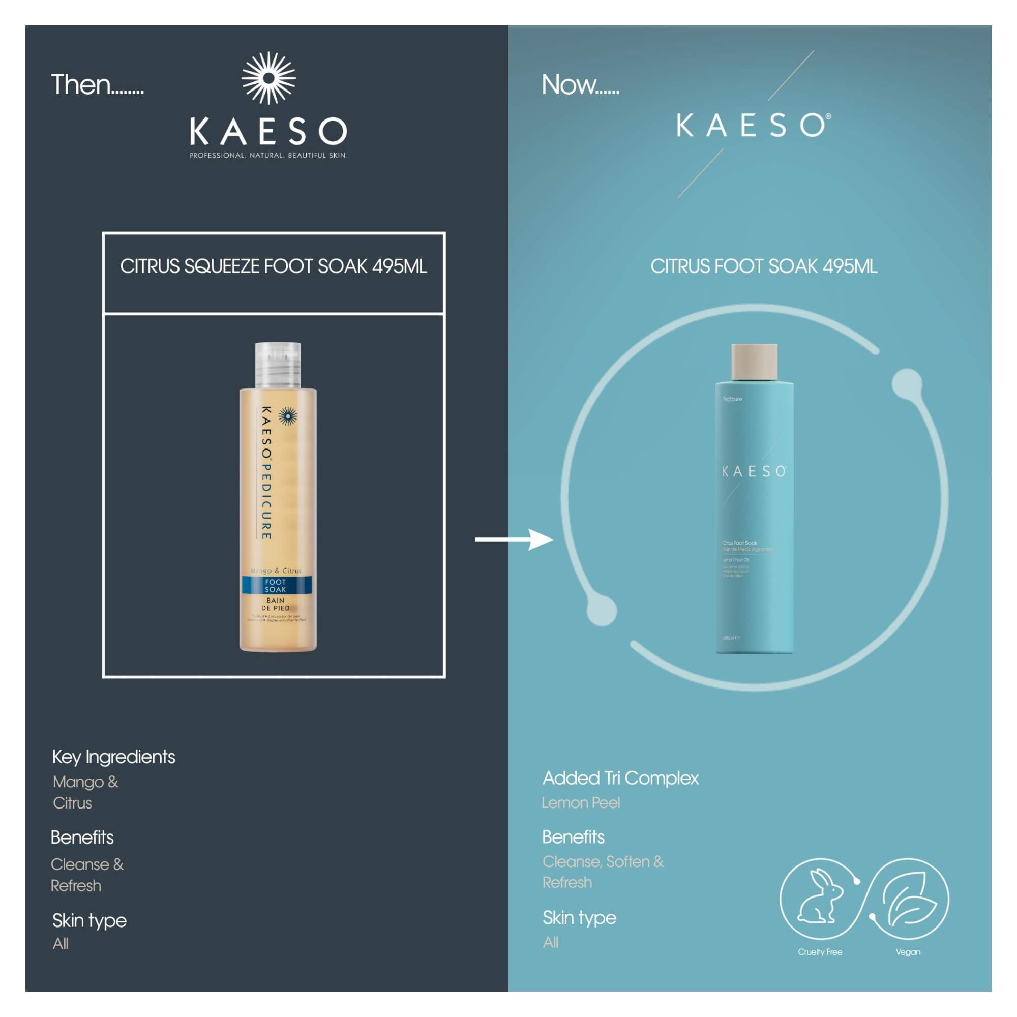 KAESO PEDICURE - Citrus Foot Soak 495ml