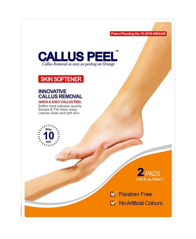CALLUS PEEL - Skin Softener Sachets - 2 Patches - 10 Pack
