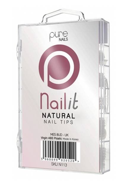 Pure Nails Natural Nail Tips - Mixed 100s