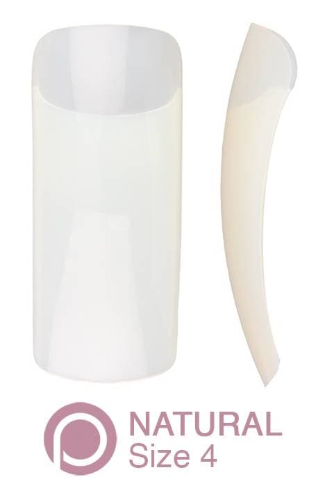Pure Nails Natural Nail Tips - Size 4