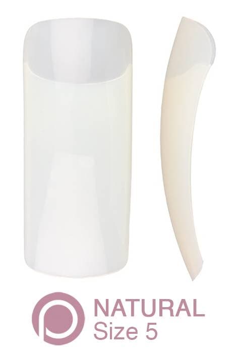Pure Nails Natural Nail Tips - Size 5