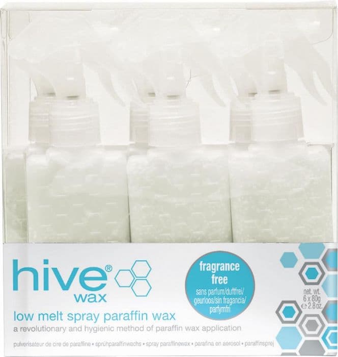 HIVE - PARAFFIN WAX - Spray Fragrance-Free Low Melt Paraffin Cartridges - 80g - 6 Pack