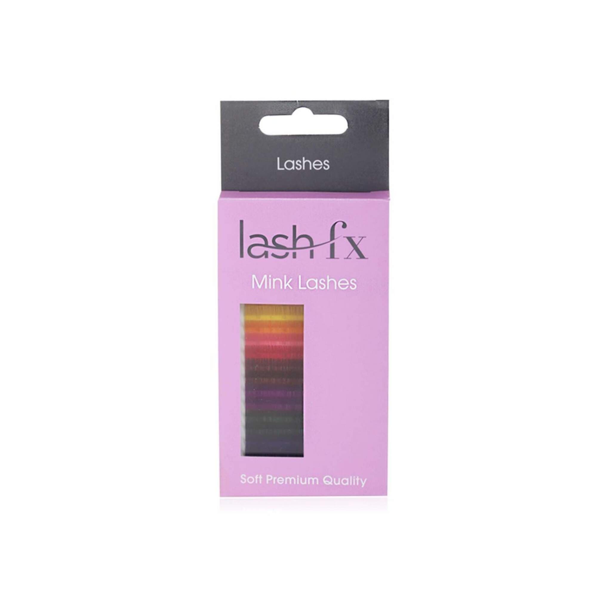 Lash FX - Tray Lashes Mink - Mixed Coloured Lashes J 0.20