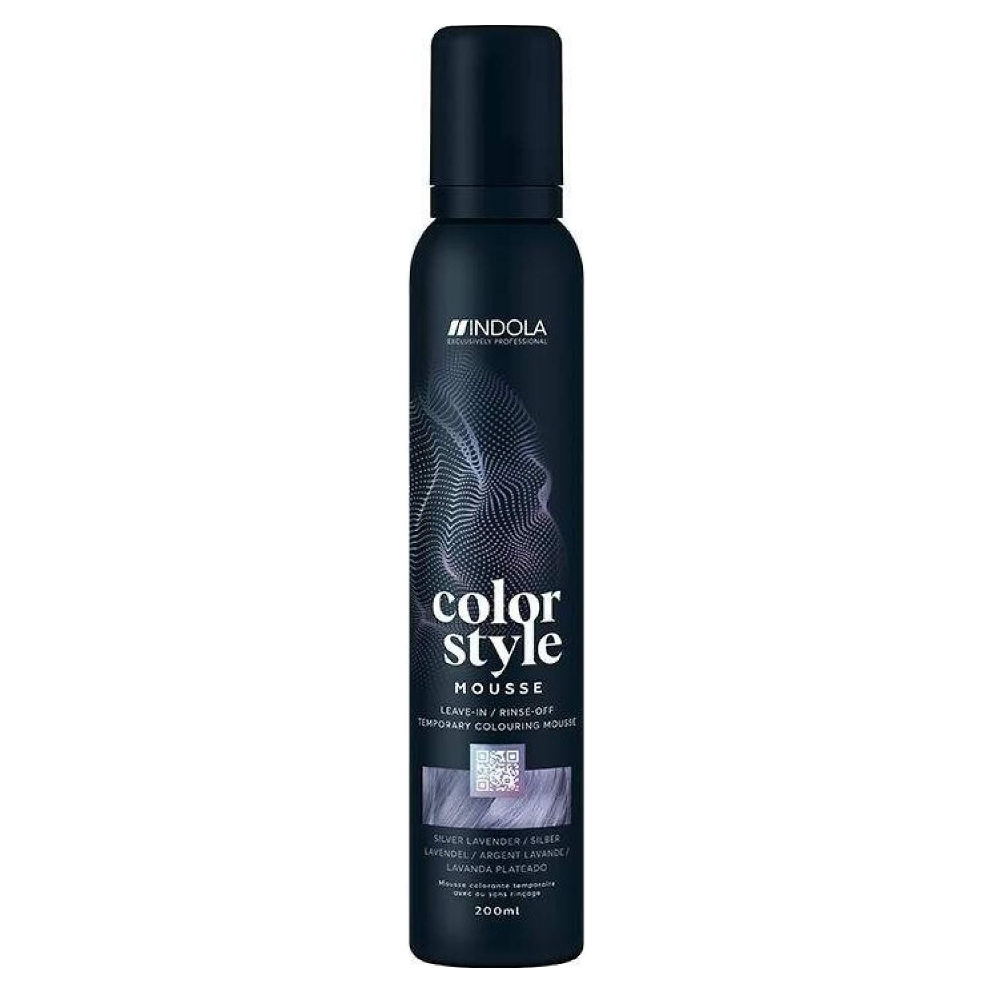 INDOLA - COLOR STYLE MOUSSE - Silver Lavender - 200ml