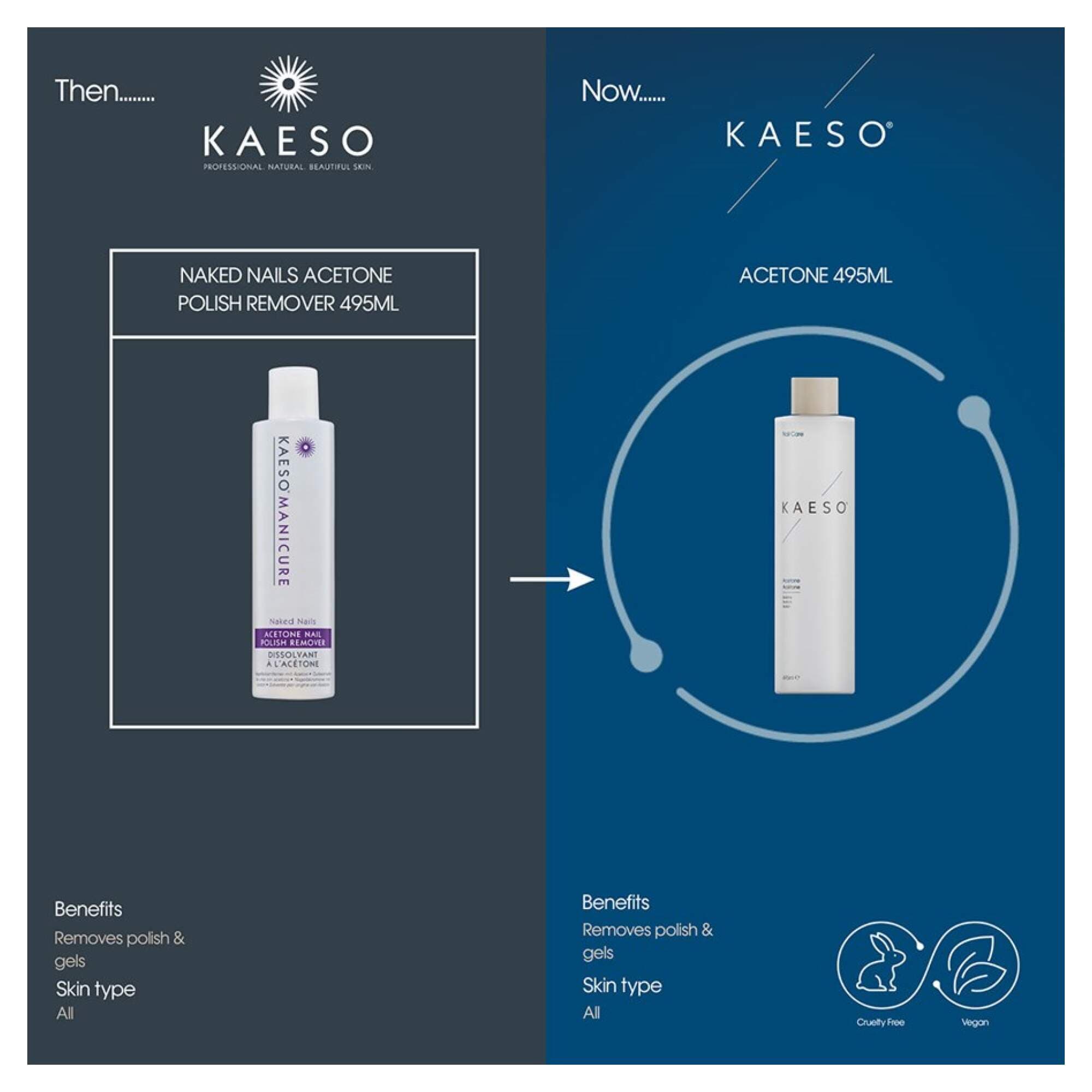 KAESO MANICURE - Naked Nails Acetone Nail Polish Remover 495ml