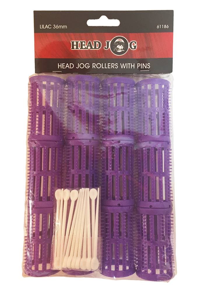 Head Jog Brush Rollers Lilac 36mm
