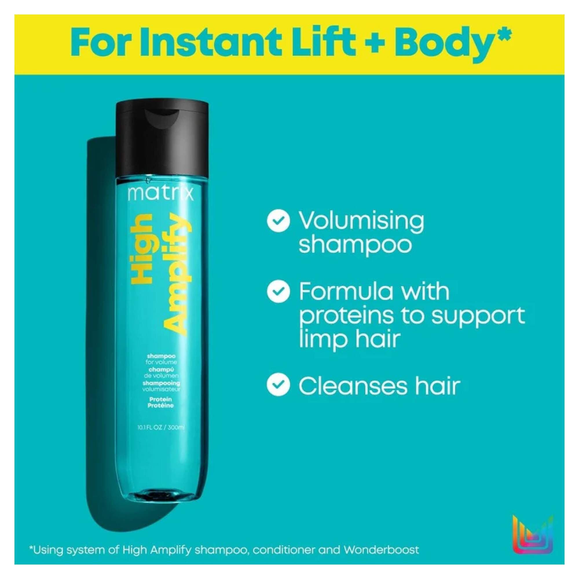 Total Results High Amplify Shampoo 300ml - Image 2